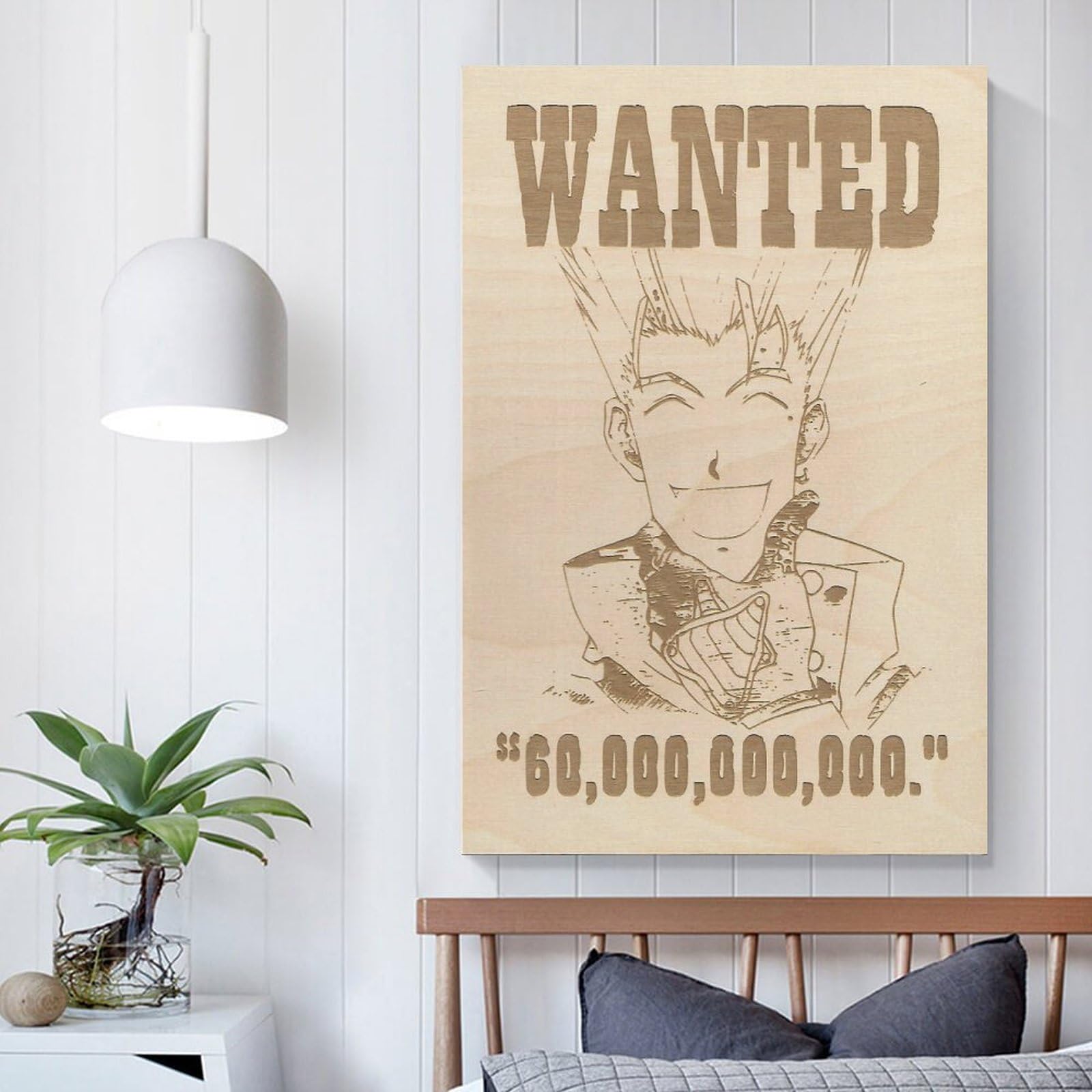 Amazon.com: SRAML Trigun Wanted Poster Vash The Stampede Wall Art
