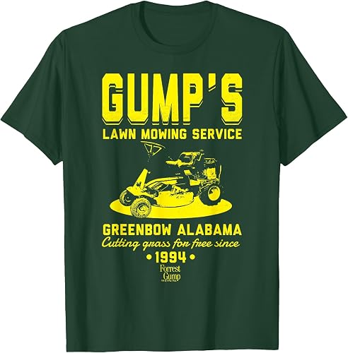 Forrest Gump Gump's Lawn Mowing Service T-Shirt