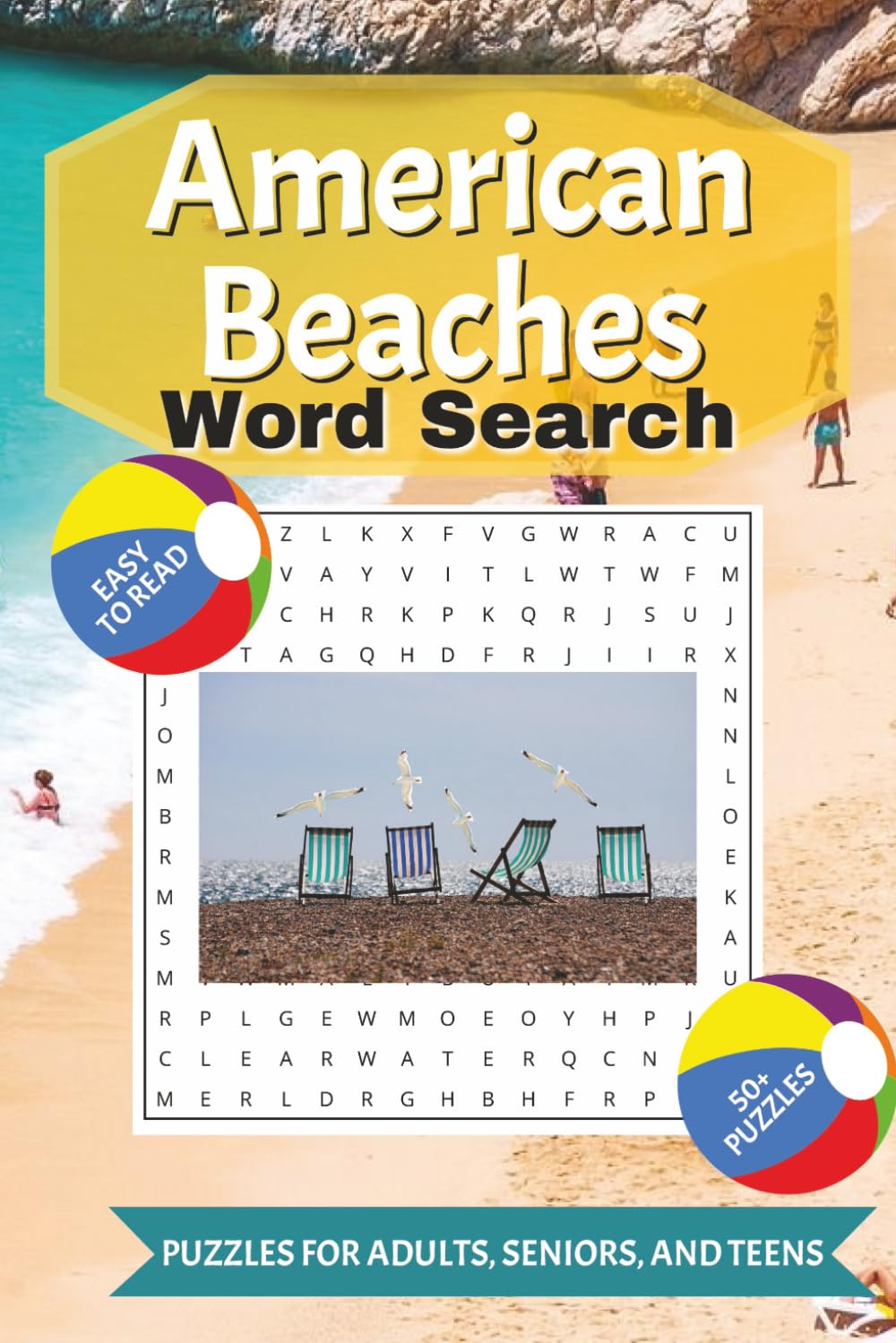 American Beaches Word Search Puzzle