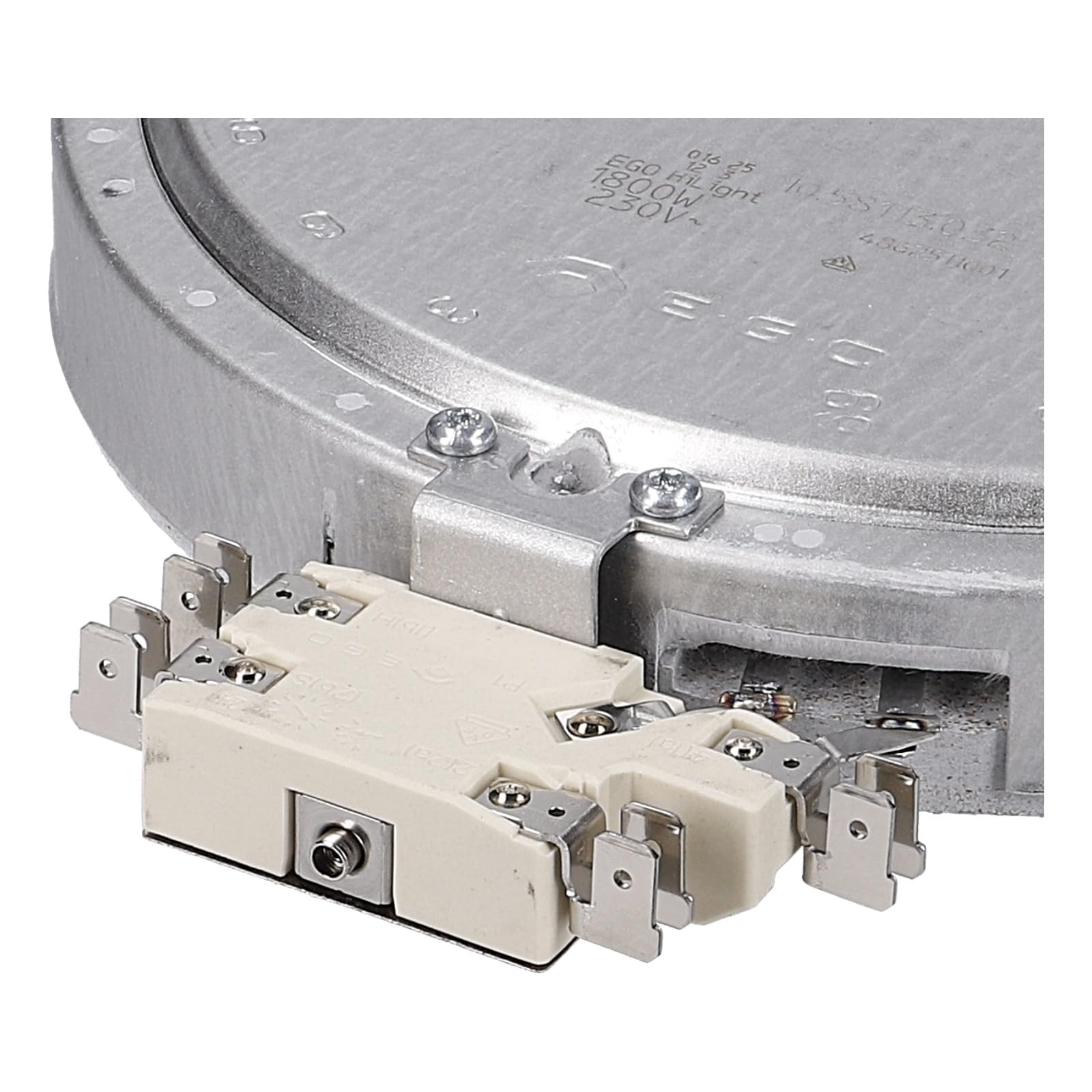 Strahlheizkörper Einkreis Glaskeramikkochfeld 1800W Ø 175mm Ego 1058113032 HiLight-Heizkörper mit Temperaturmelder passend Bosch Siemens 00647881 Constructa Balay Neff Kübbersbusch gb hss hsn