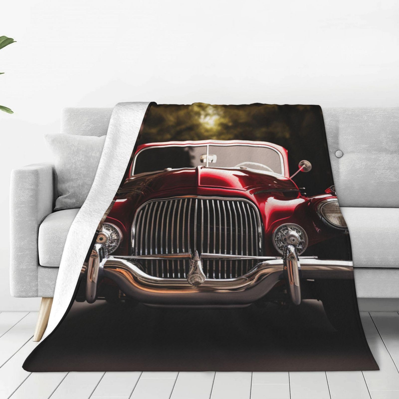 Couverture microfibre super douce couverture de voiture plaid flanelle léger