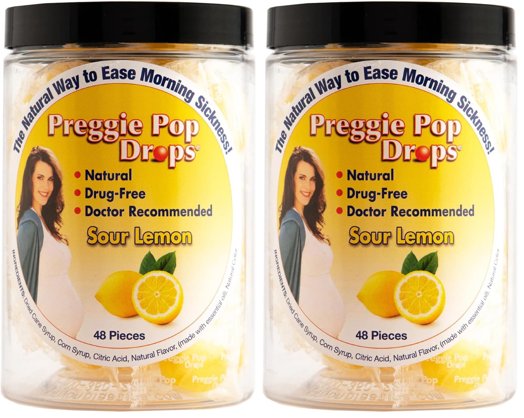 Three Lollies Preggie Pop Drops - 48 Lozenges - Ease Morning Sickness During Pregnancy, Made with Essential Oils & Fruit Extracts - Natural Lozenges for Nausea, Lemon, Tangerine, Raspberry & Apple — Amazon image 8