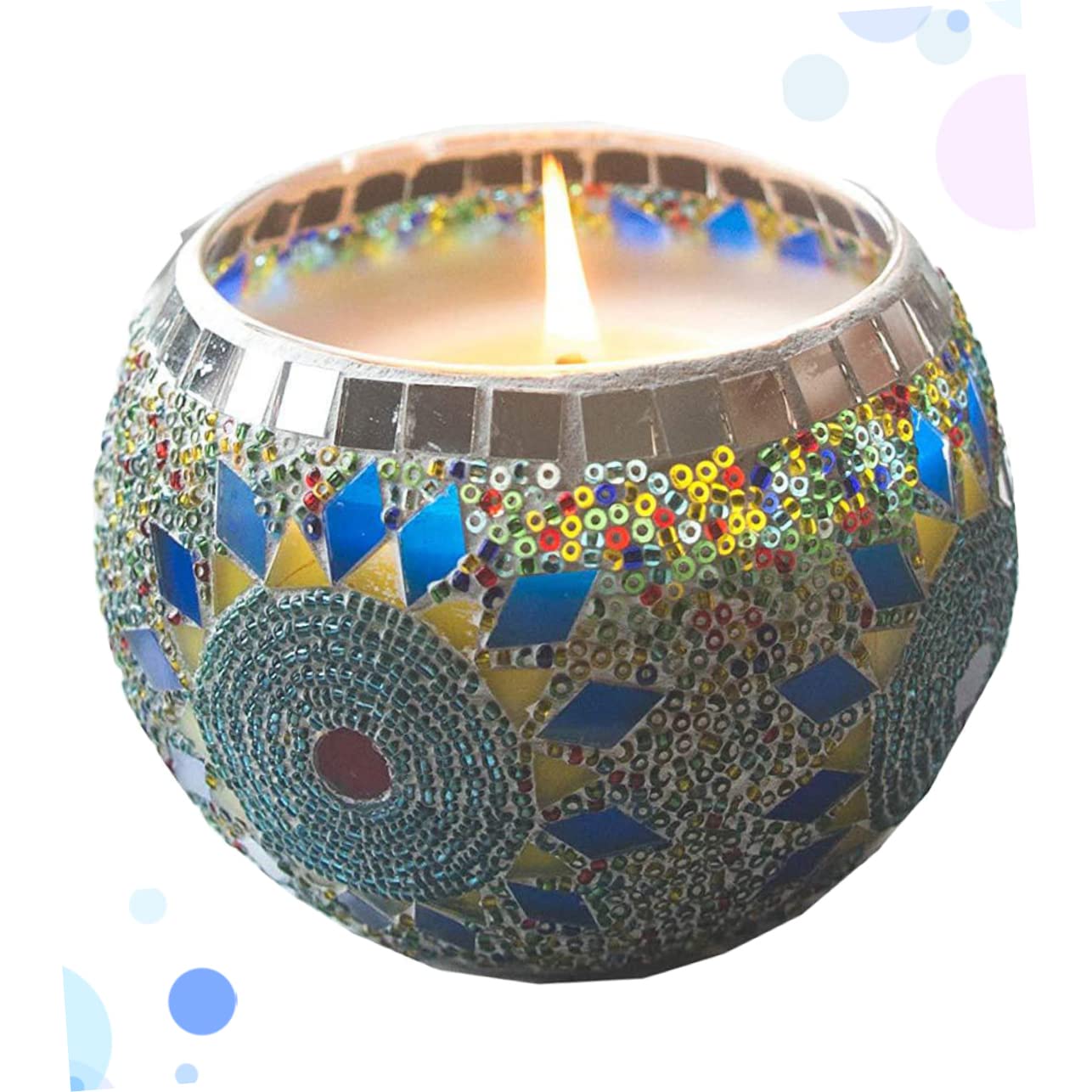 Amazon.co.jp: MUELODSIC サンフラワーパターン モザイクガラス