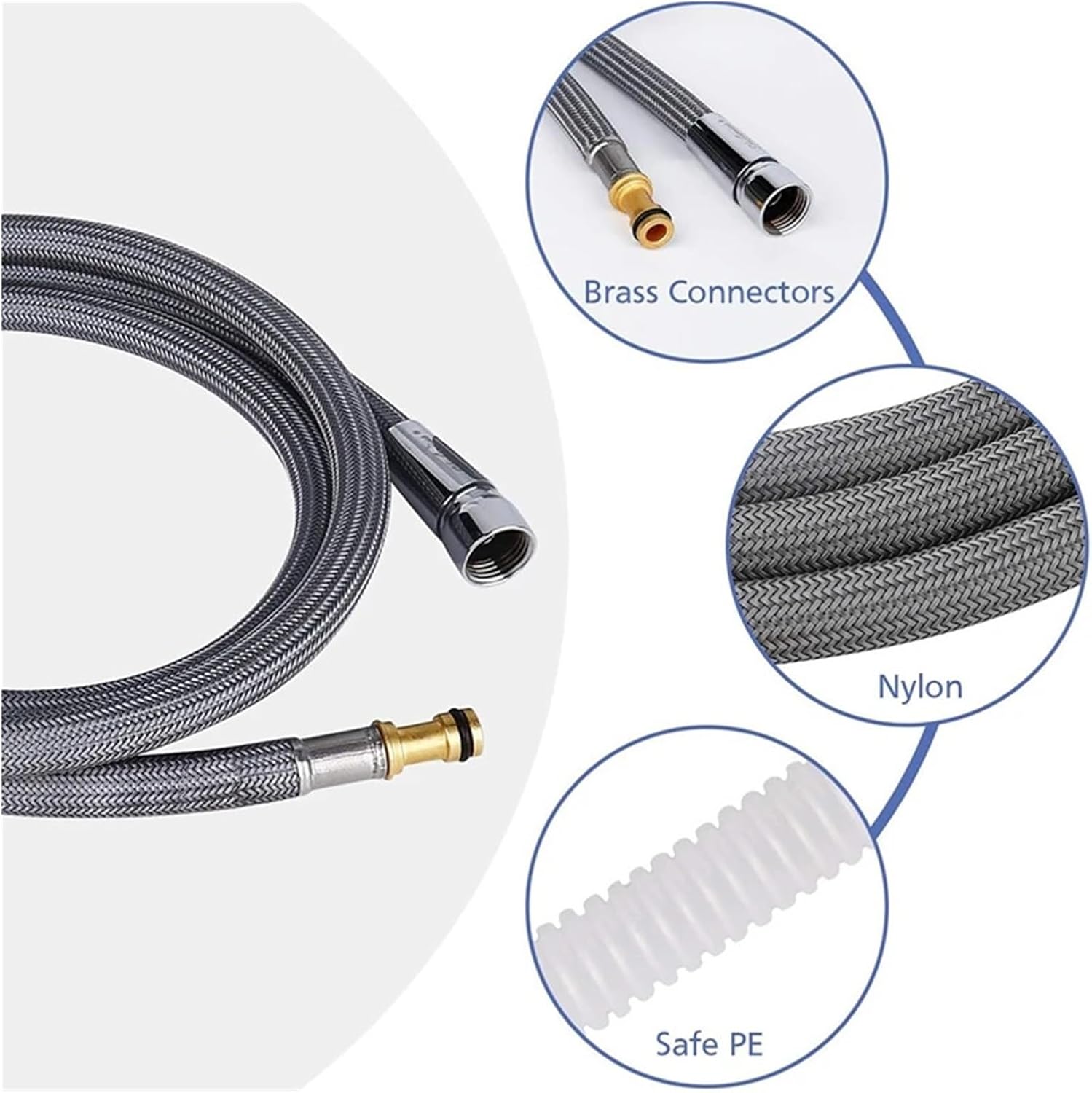 Pulldown Replacement Hose Kit Replacement Hose Parts For Kitchen Faucets Sink Sprayer Hose Replacement