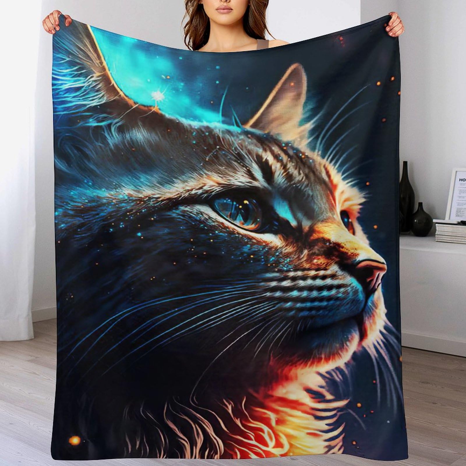 Couverture canapé chat super douce et moelleuse pour vos soirées cocooning