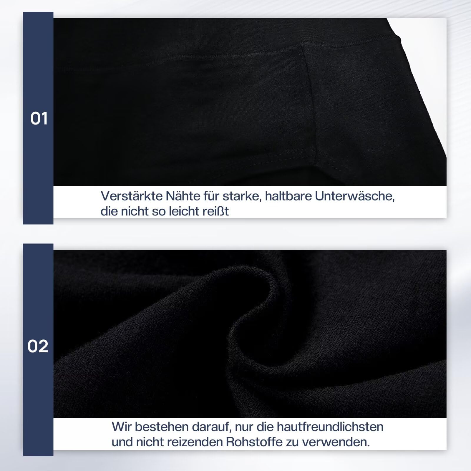 Underwear Women High Waisted Knickers for Women 5 Pack Ladies Full Briefs Soft Cotton Pants No Itchy Labels — view 4