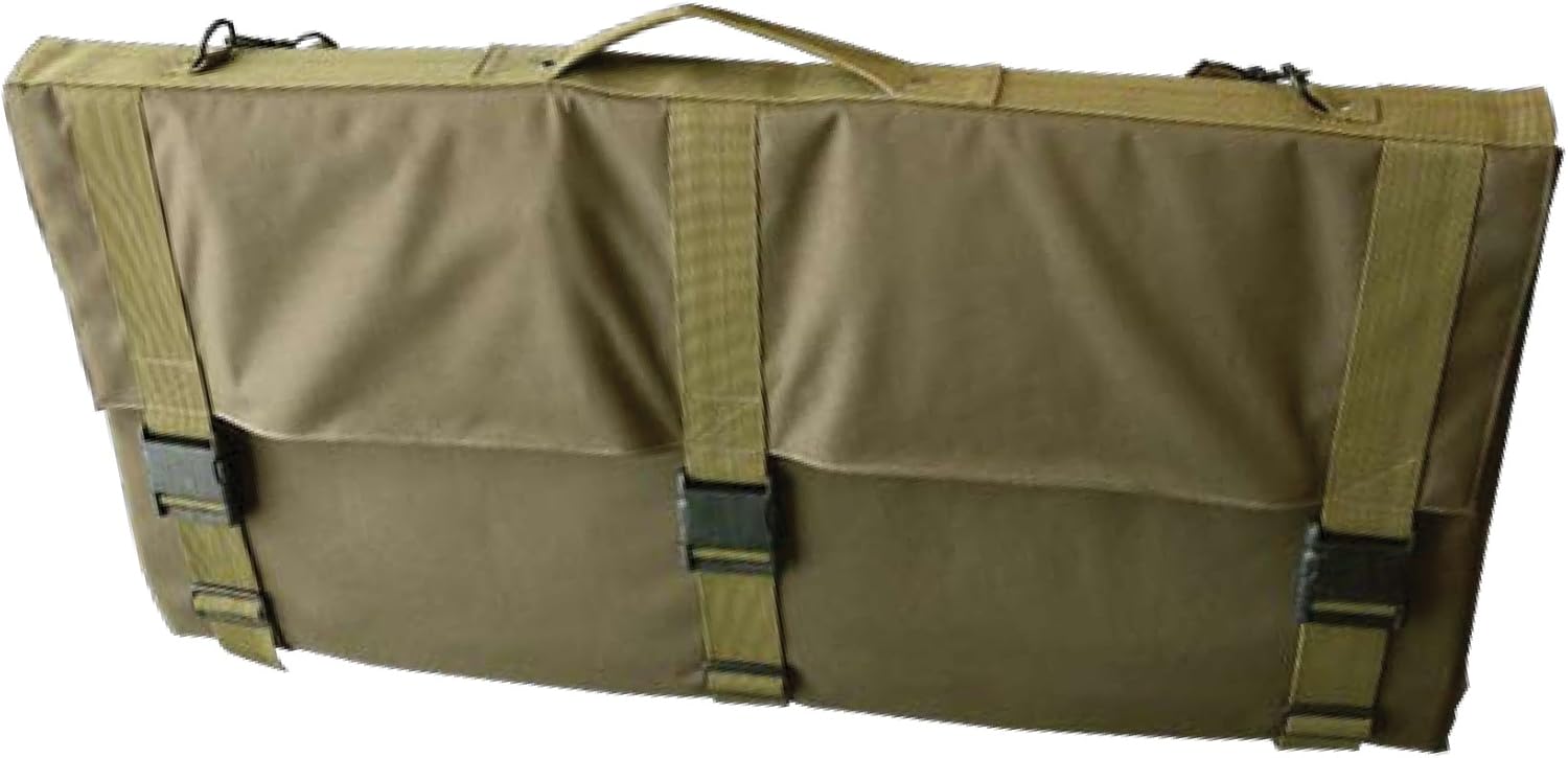 US PeaceKeeper Products P20300 - Tactical Shooting Mat - Heavy Duty Water Resistant Fabric - Non-Slip Surface - Easy to Transport - Detachable Shoulder strap - Lifetime Warranty - OD Green
