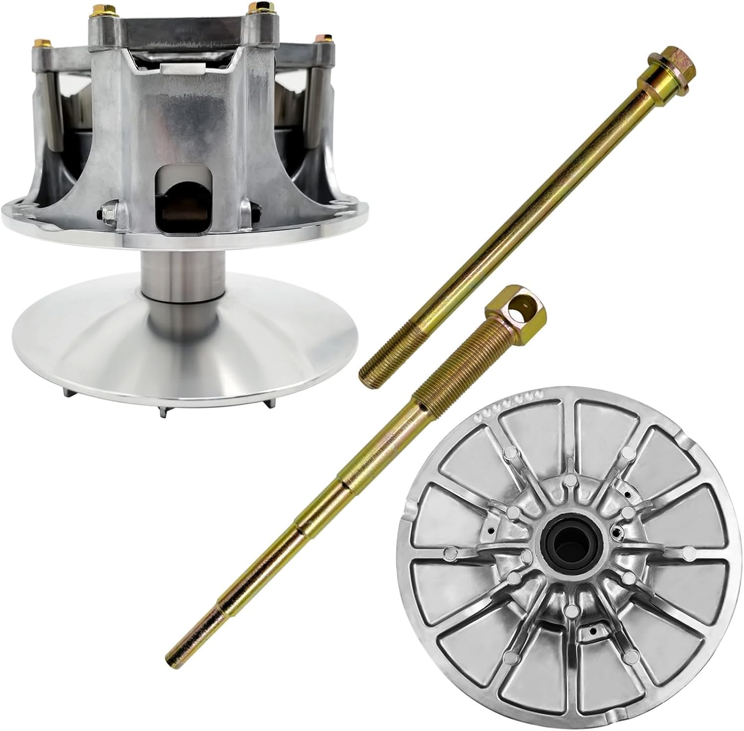Upgrade Primary & Secondary Drive Clutch set with Puller Tools Compatible with Polaris Ranger 1000 XP 2019-2020,Replace# 1323450,1323397