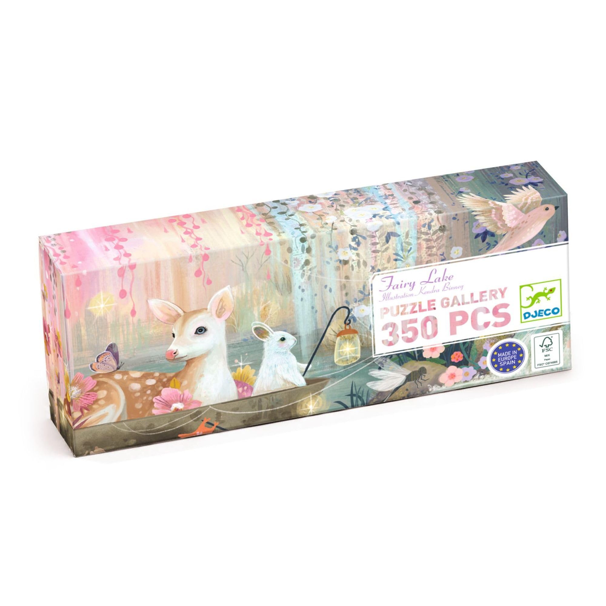 Djeco DJ07690 Puzzle Gallery Fairy Lake- 350 Pieces