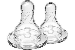 Dr Brown's Narrow Nipple Set: Level 3 Flow for Toddlers