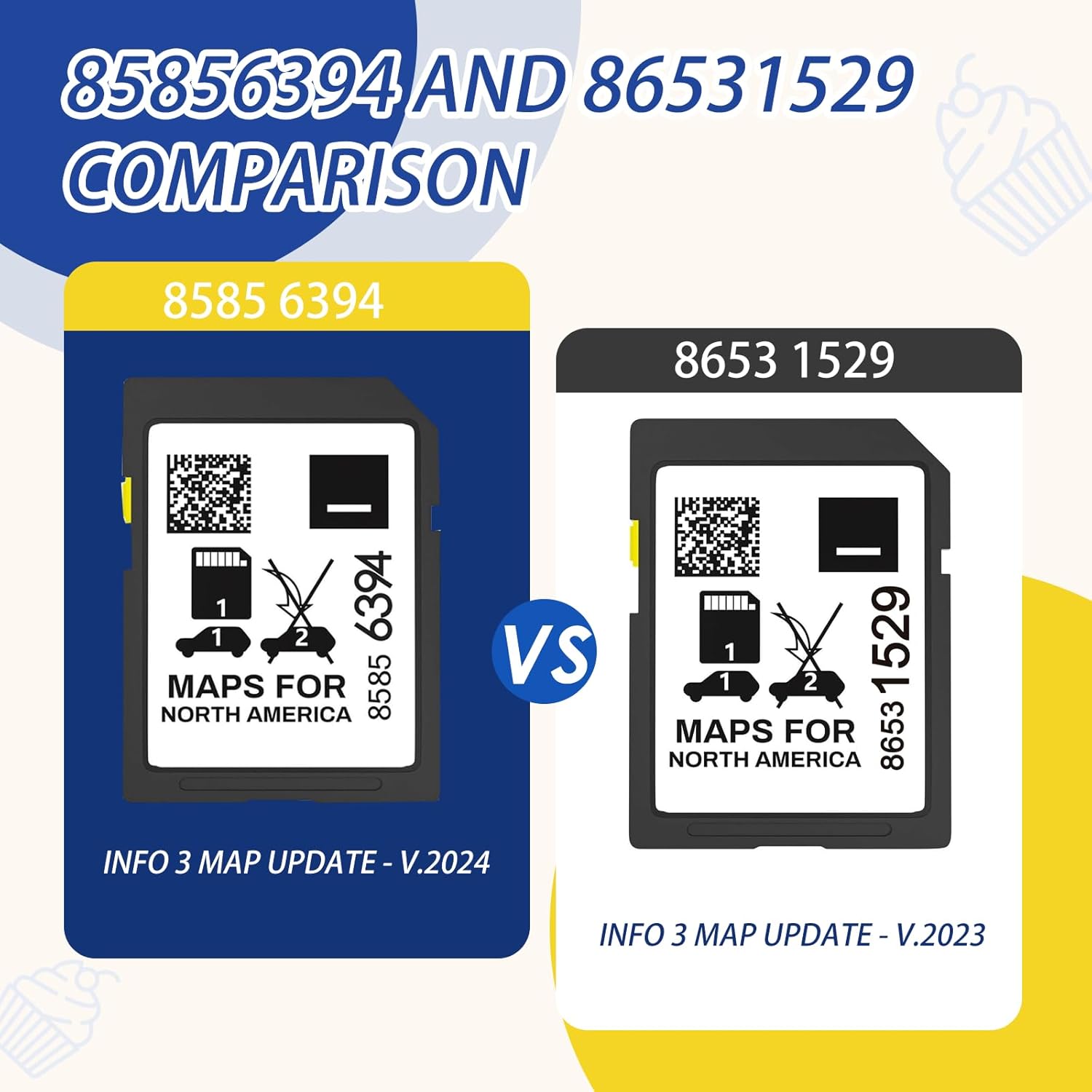 2025 Release GPS Navigation SD Card Compatible with GMC Chevry Cadilla Buick,Silverado, Equinox and More Navi System,USA Canada Mexico Maps,Plug and Play for Use,2024 Maps Updated - Part 85856394