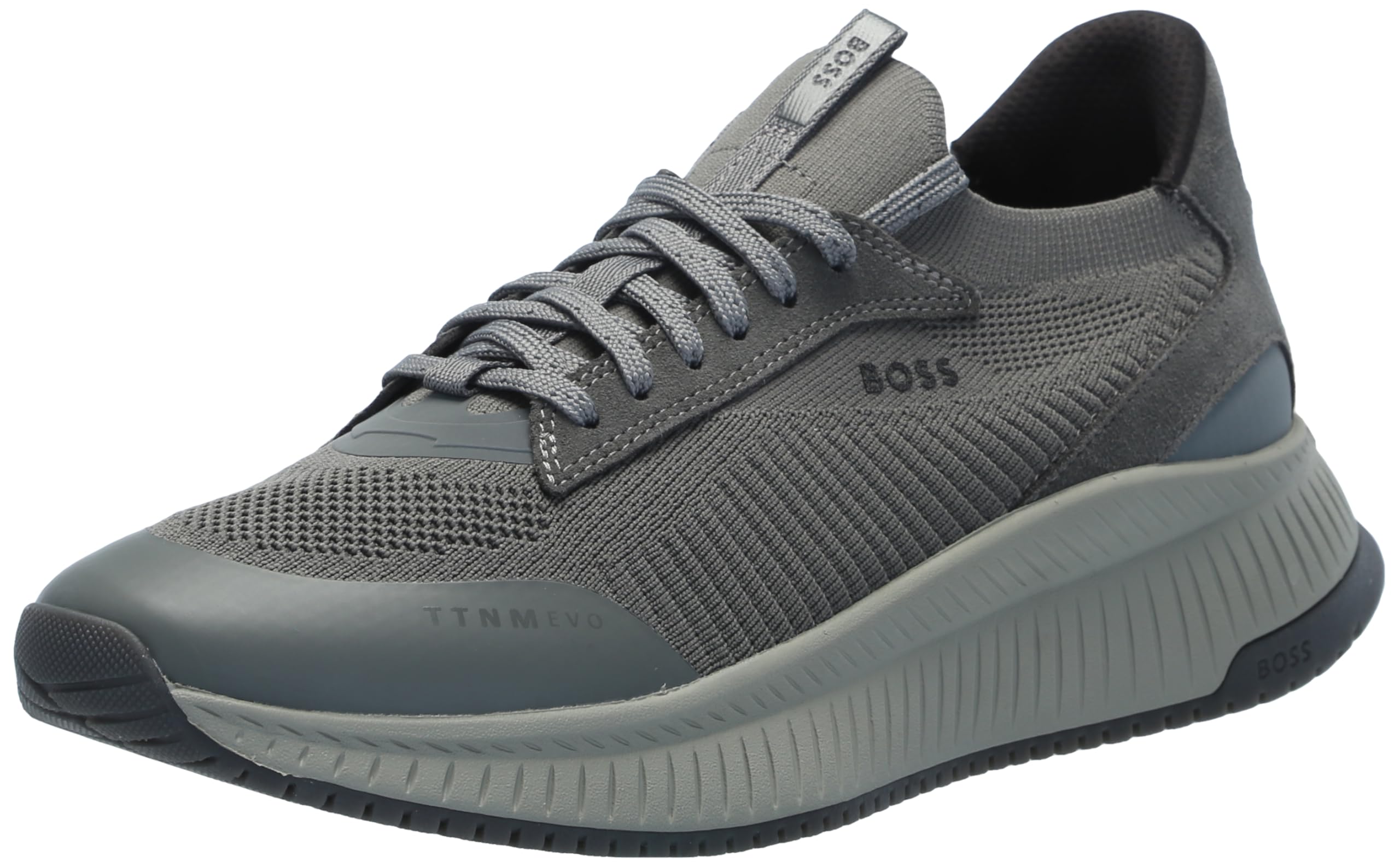 BOSS Men's Modern Knit Structure Running Sneaker