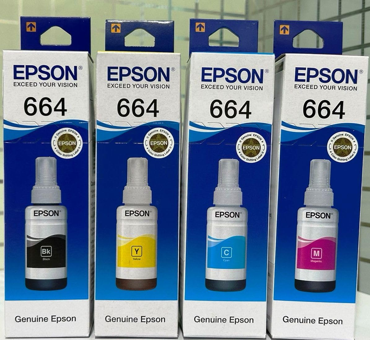 664 Original Ink Compatible for L100, L110, L130, L200, L210, L220, L300, L310, L350, L355, L360, L365, L380, L455, L550, L555, L565 Printers (CMYK Set)-image-16