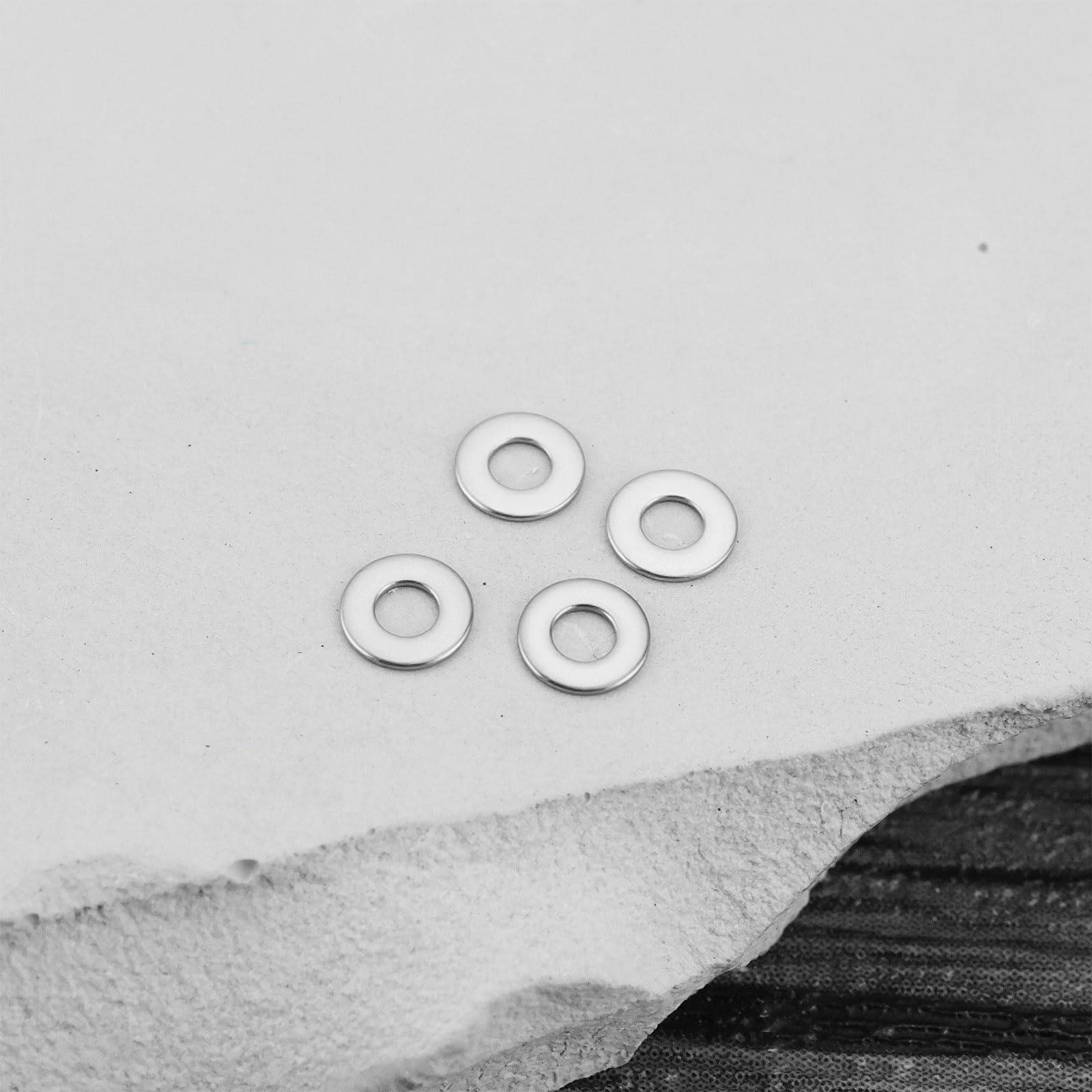 200 Pezzi M1.6 Rondella Piatta Sigillata In Acciaio Inossidabile Per Viti Per Mobili Industriali Computer 1.8x4x0.35mm