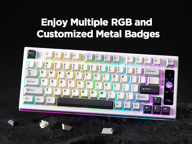 yunzii RT80 磁気スイッチ キーボード Amazon.com: YUNZII RT80 Rapid Trigger Hall Effect Magnetic