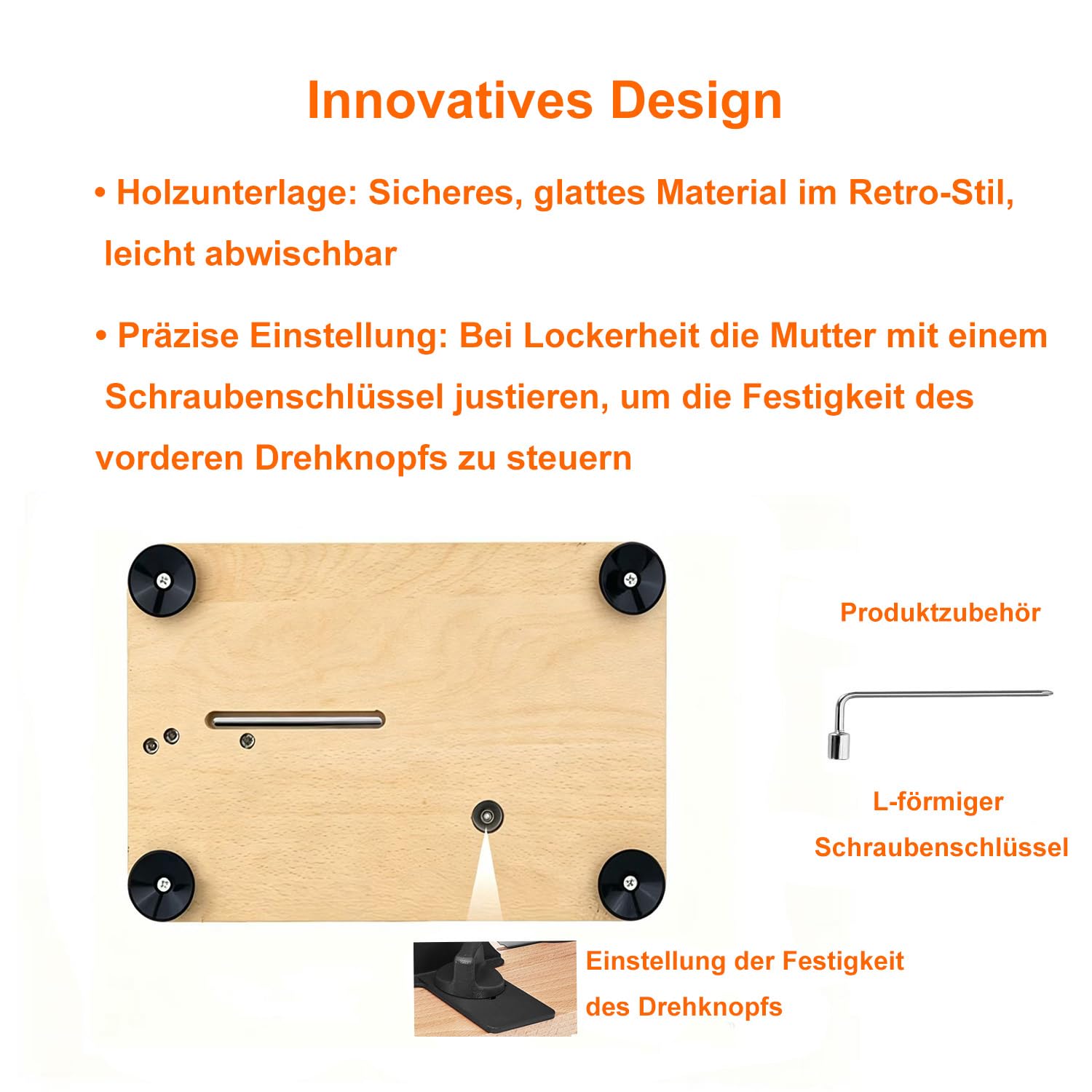 Manuelle Brotschneidemaschine mit Handkurbel, Einstellbare Scheibendicke 0–20 mm, Edelstahl-Wellenschliffklinge, Massivholz-Basis, Für Sauerteigbrot, Selbstgebackenes Brot, Toast & Baguette