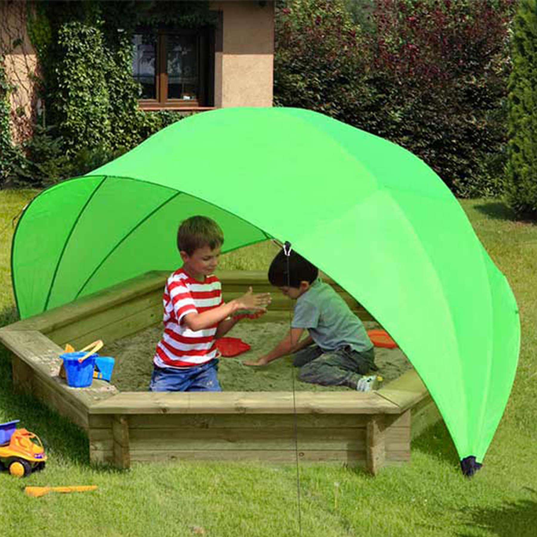 Gartenpirat Sonnenschutz Laura Sonnensegel Dach fr Sandkasten : Amazon.de:  Spielzeug