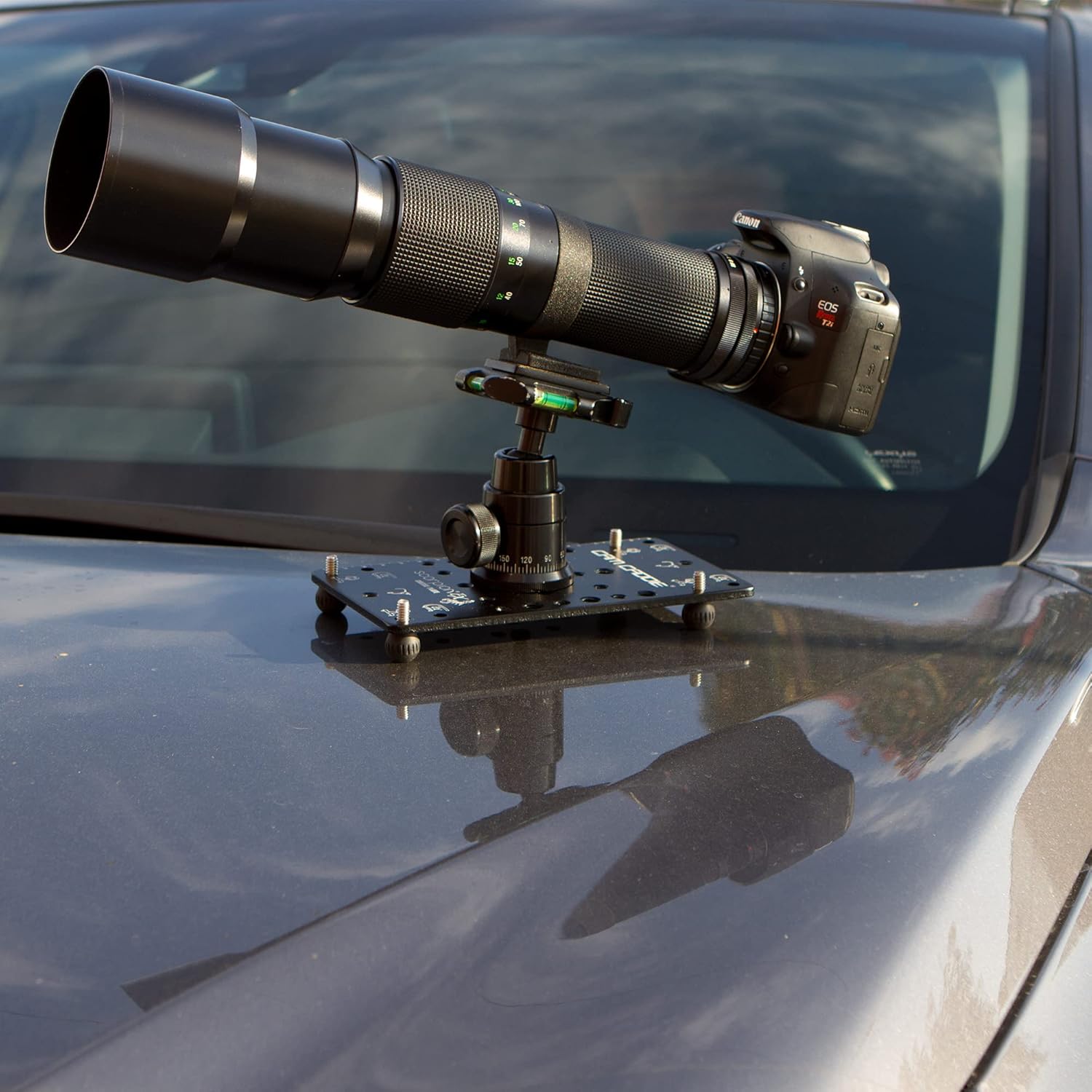 Cam Caddie Ultra Flat Low Angle Cheese Plate POD/Tripod Mount for DSLR, Mirrorless and Action Cameras
