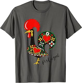 Galo de Barcelos Portugal Portuguese Rooster T-Shirt