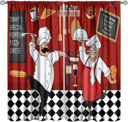 Vista 22 de Cortinas de café y cocina, molinillo de café de arte retro para restaurante, cafetería, sala de estar, decoración de sala de estar, bolsillo