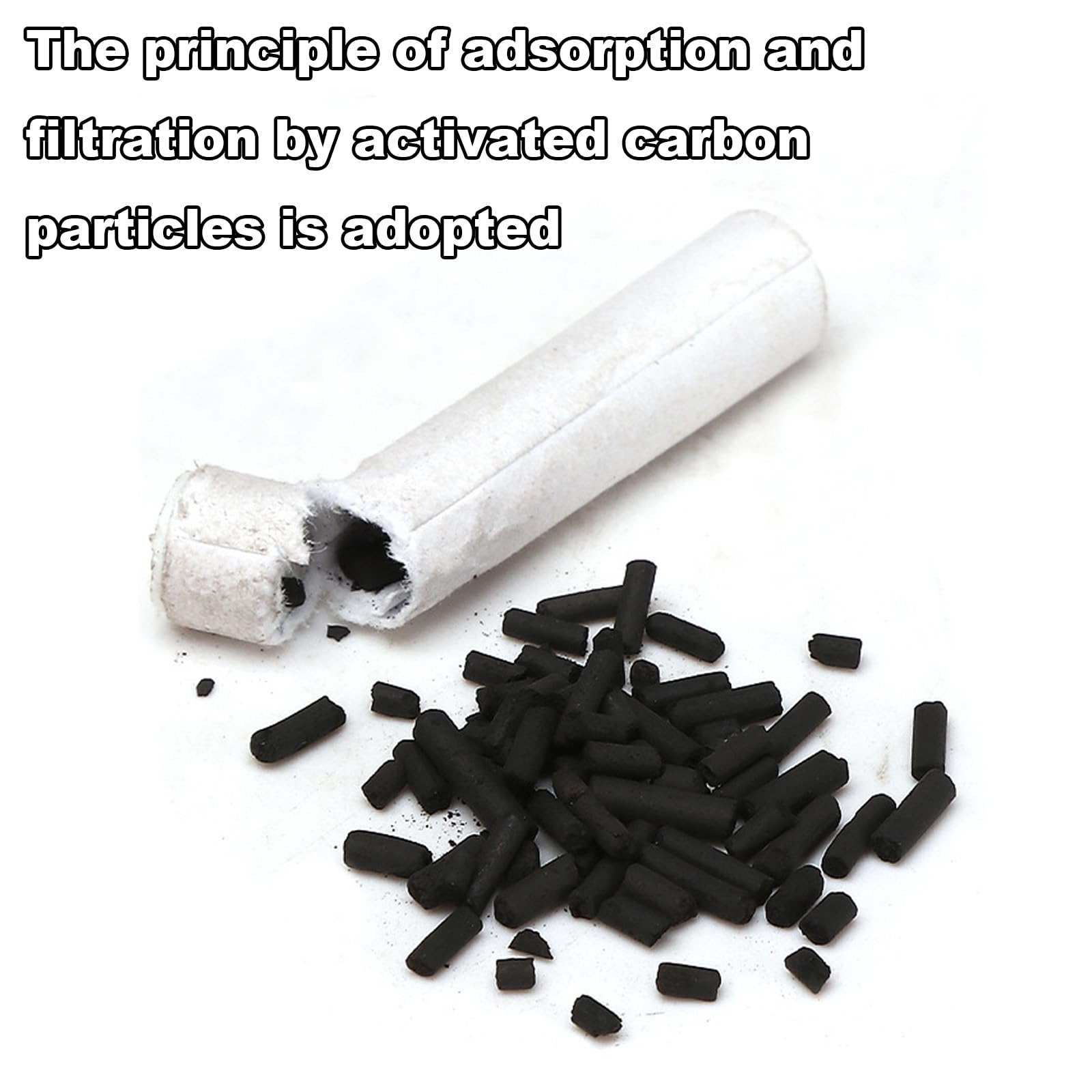 Amazon.com: 9mm Pipe Filters Activated Carbon Tobacco Pipe Filter with Dual  Cap Filter Core for Pipe Smoking 50 pcs : Health & Household
