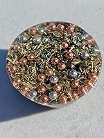 Vista 2 de Peridot Single Crystal Small Tower Buster Orgone Generator Energy Accumulator PERFECT GIFTING TOOL!!!! Orgonite Many Beautiful Ingredients!