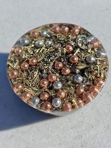 Miniatura 2 de Peridot Single Crystal Small Tower Buster Orgone Generator Energy Accumulator PERFECT GIFTING TOOL!!!! Orgonite Many Beautiful Ingredients!