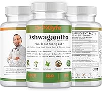 Vista 1 de Ashwagandha Complex 5-1 Mezcla con suplemento de Rhodiola Rosea, raíz de maca, albahaca sagrada, ginseng siberiano para aliviar el estrés