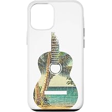 Guitar Beach Vacation Acoustic Guitars musician Music Theme Case for iPhone 12/12 Pro
