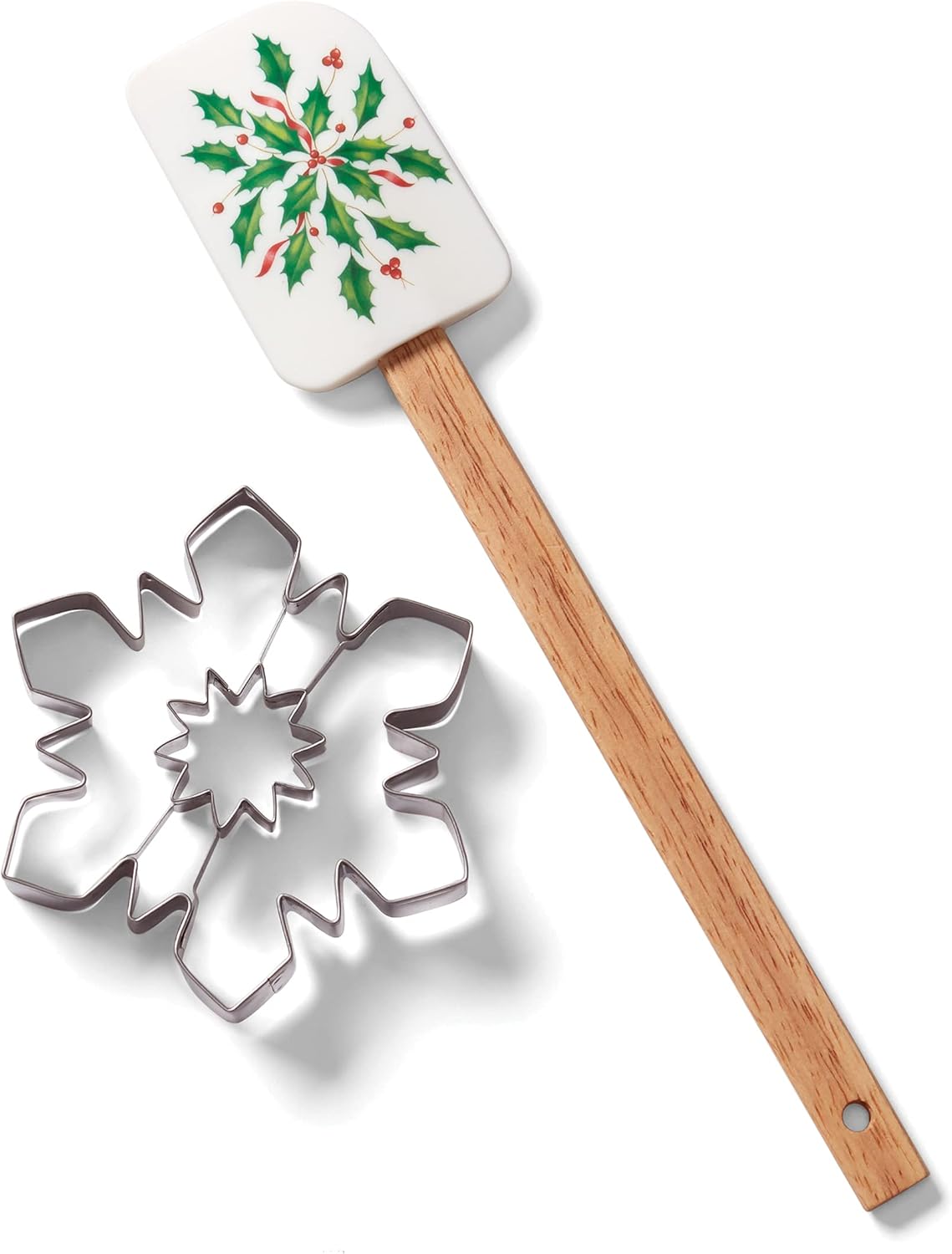Lenox 893496 Holiday Spatula with Snowflake Cookie Cutter Lenox 893496 Holiday Spatula with Snowflake Cookie Cutter