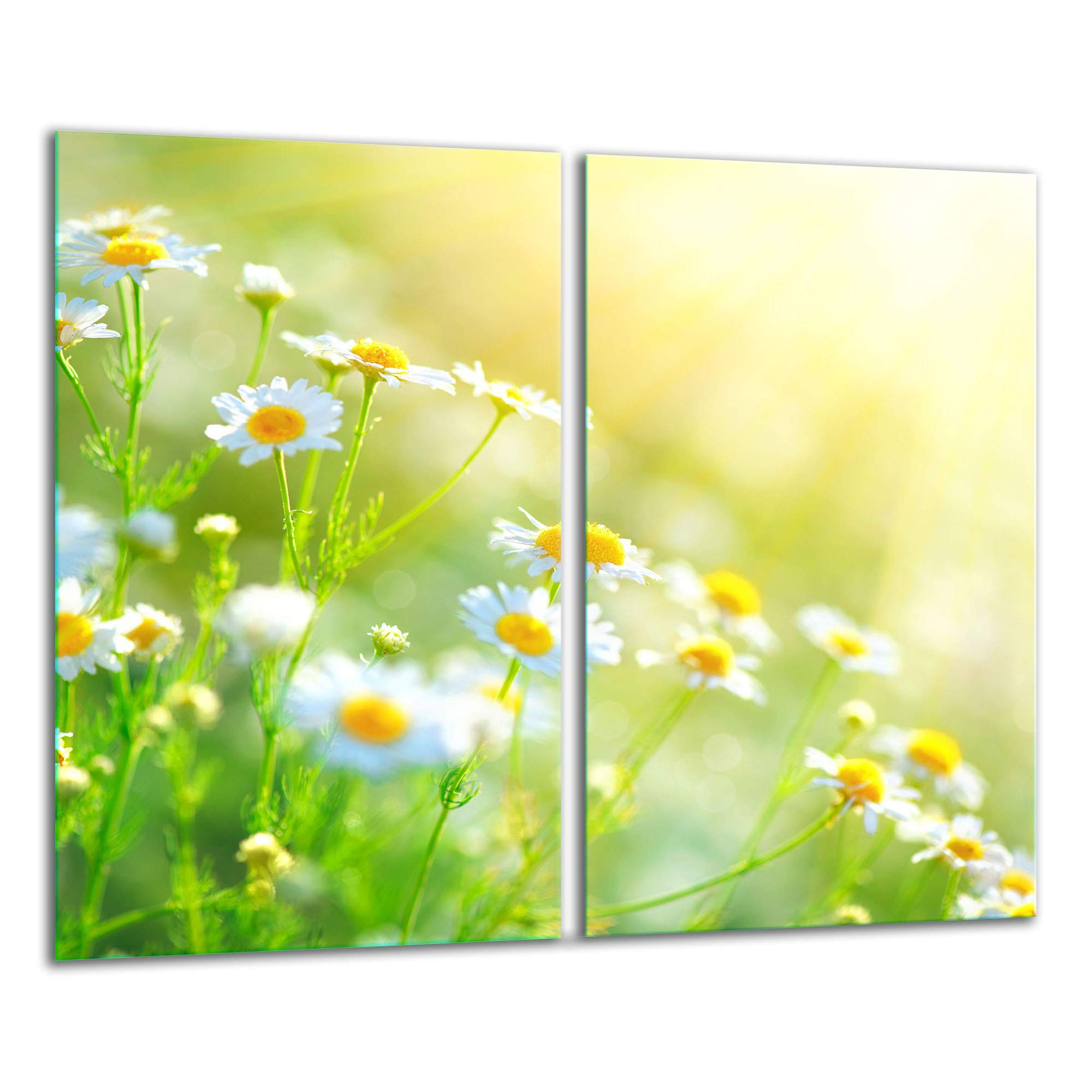 Plaque de protection universelle TMK 2x30x52 cm en verre pour cuisson