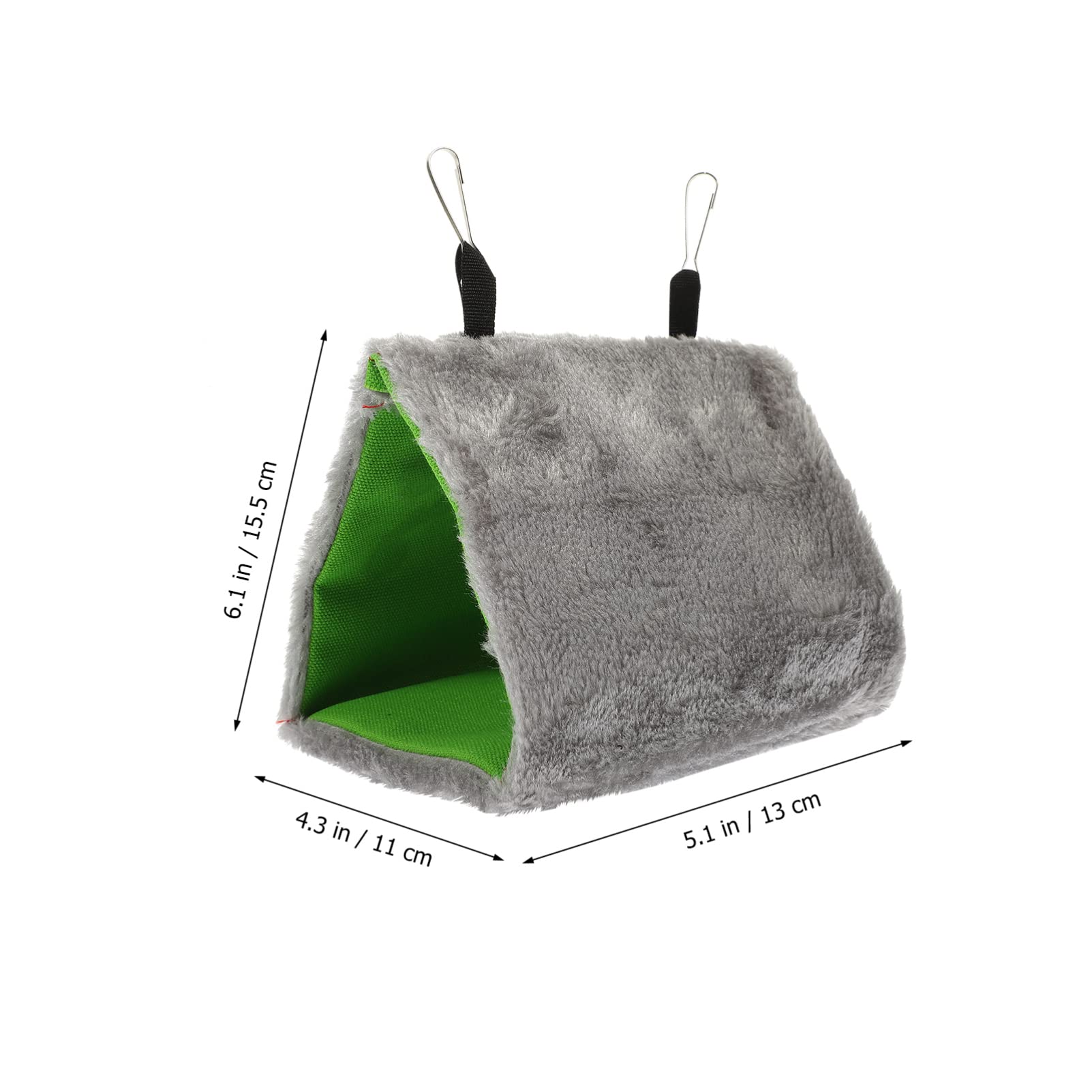 POPETPOP 5pièces Hamac Suspendu pour Oiseaux Nid Douillet Peluche pour Perruches Et Petits Animaux Lit Chaud Et Confortable pour Oiseaux à Suspendre pour Canaris Et Hamsters
