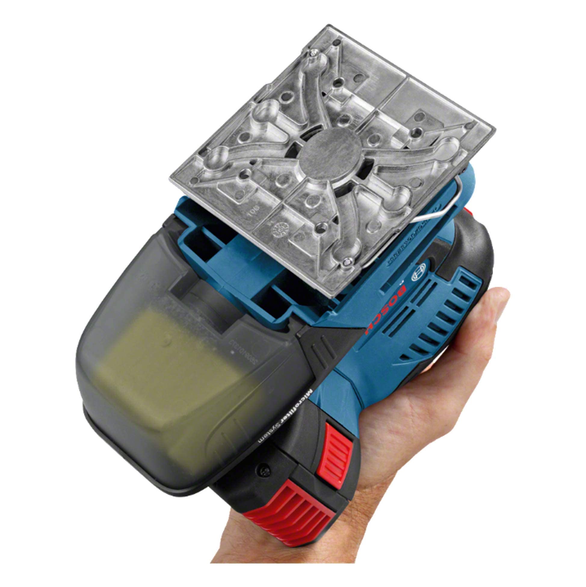 Bosch Professional GSS 18V-10 Levigatrice Orbitale a Batteria, 18 V, 5 Ah, Blu