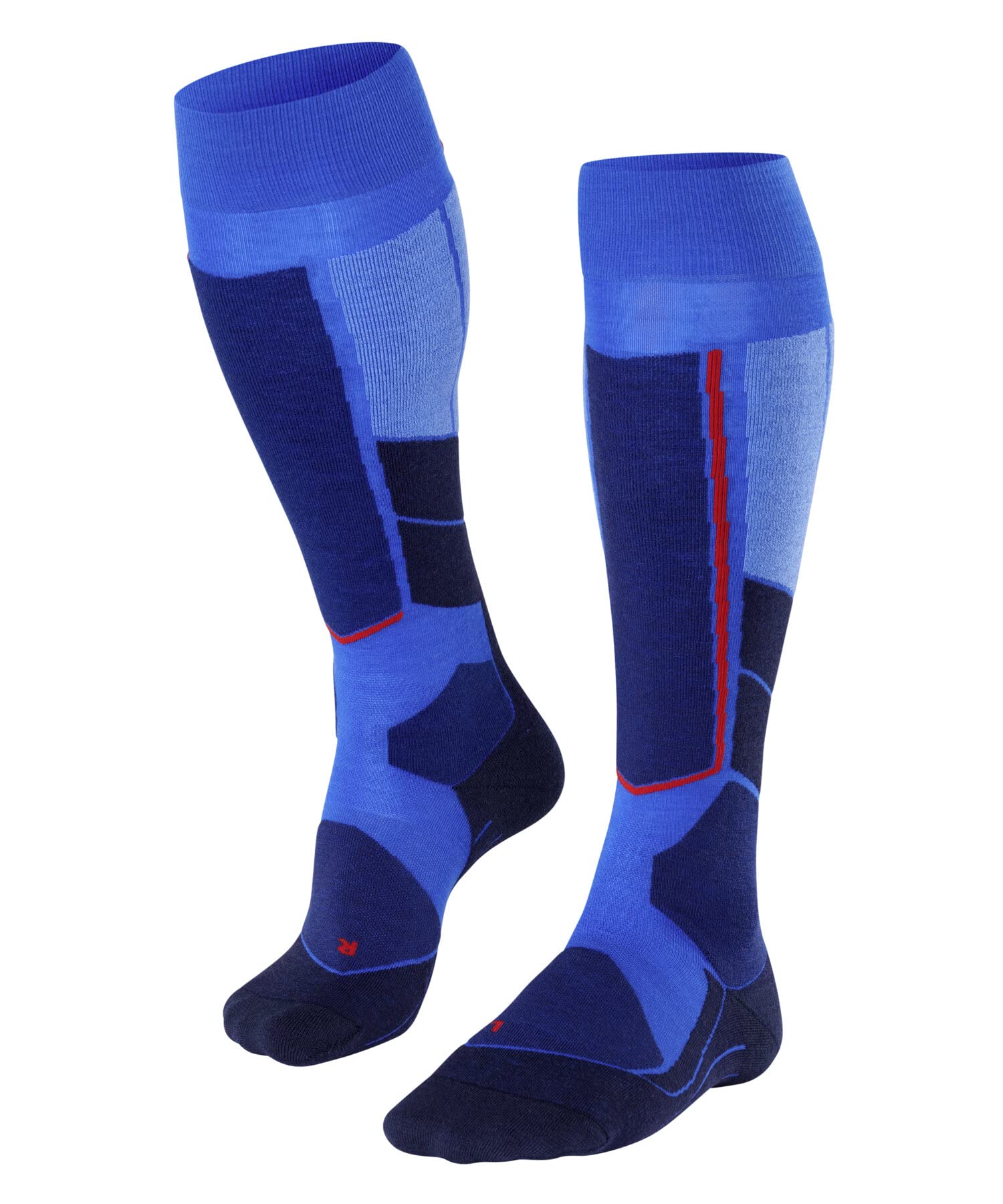 FALKE Homme St4 Wool Chaussettes De Ski Rembourrage Ultra-Léger Fines Pour Longues Randonnées À Ski Respirantes Séchage Rapide Régulation Climatique Anti-Odeur Laine Fil Fonctionnel 1 Paire