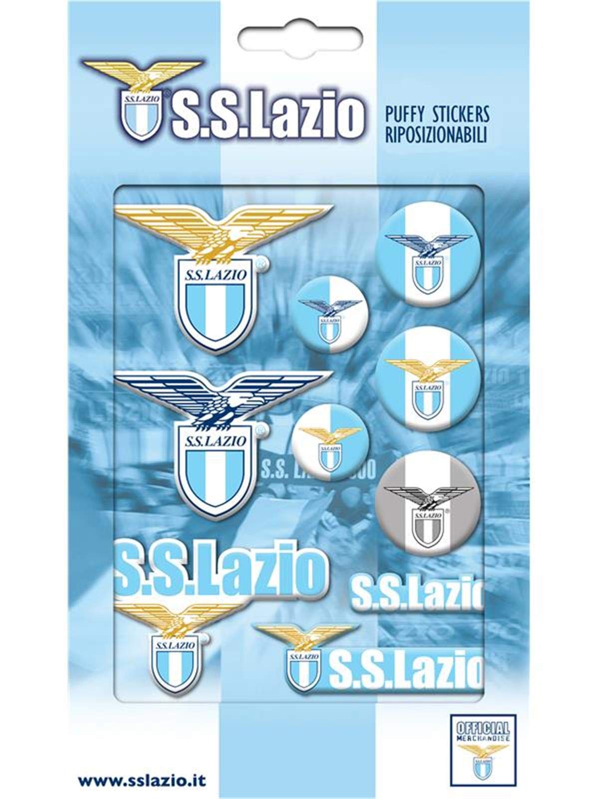 SS Lazio Bubble Sticker Set (One Size) (Blue)