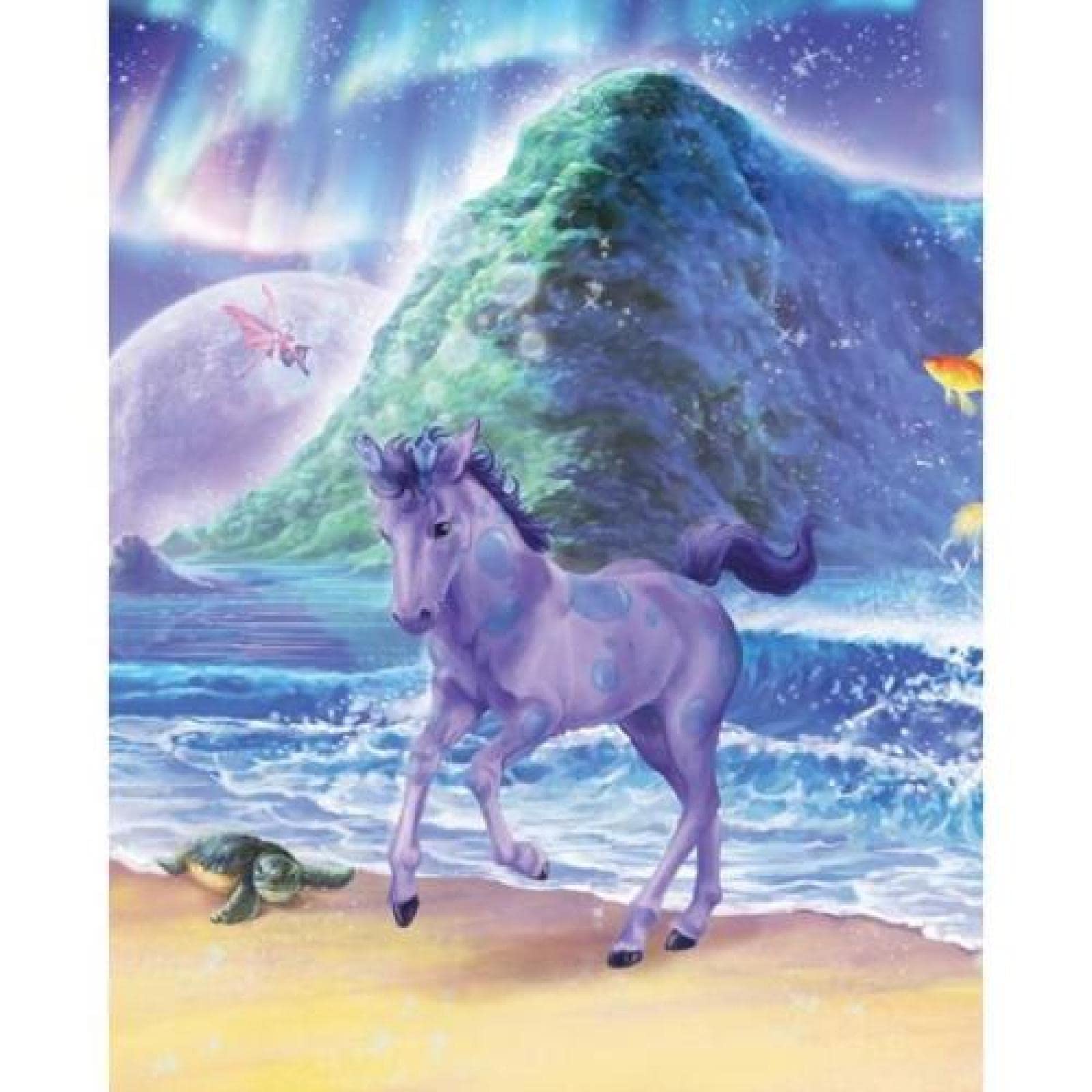 Broderie diamant cheval 5D kit complet pour art mural de salon DIY
