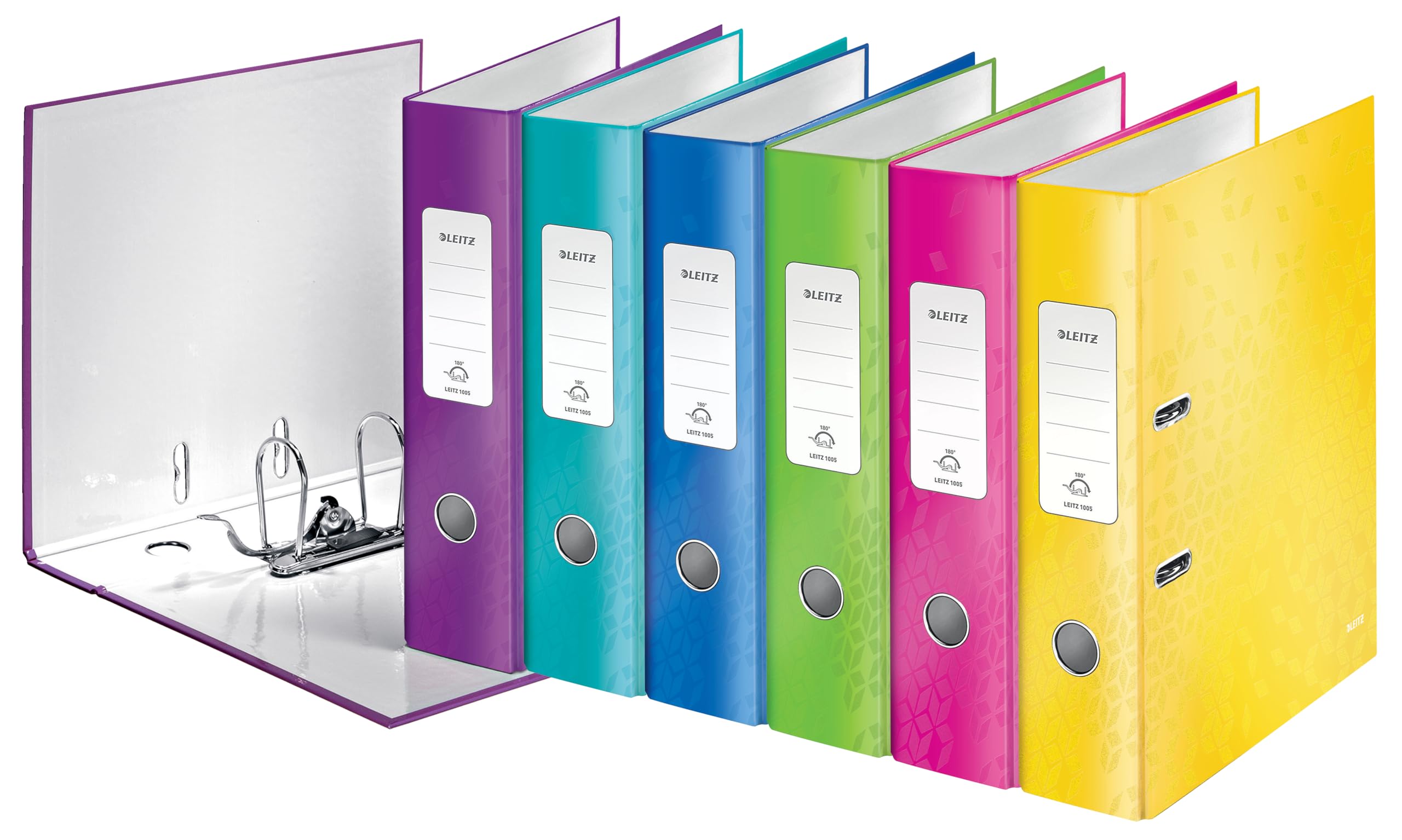Leitz 10740000 Cartella In Cartonato Per Formati Speciali, 180°, A4 Orizzontale In Cartone, 500 - Foto 2