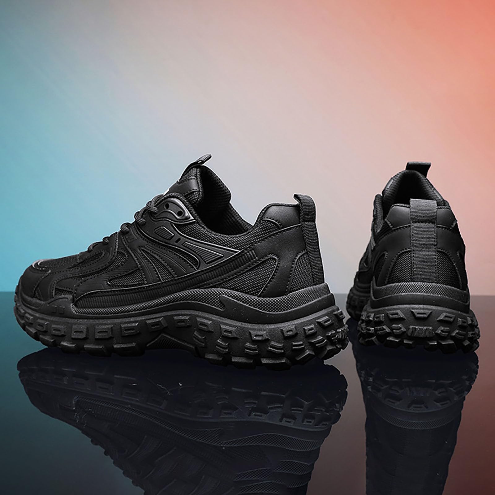 Scarpe sportive da uomo con lacci, leggere, traspiranti