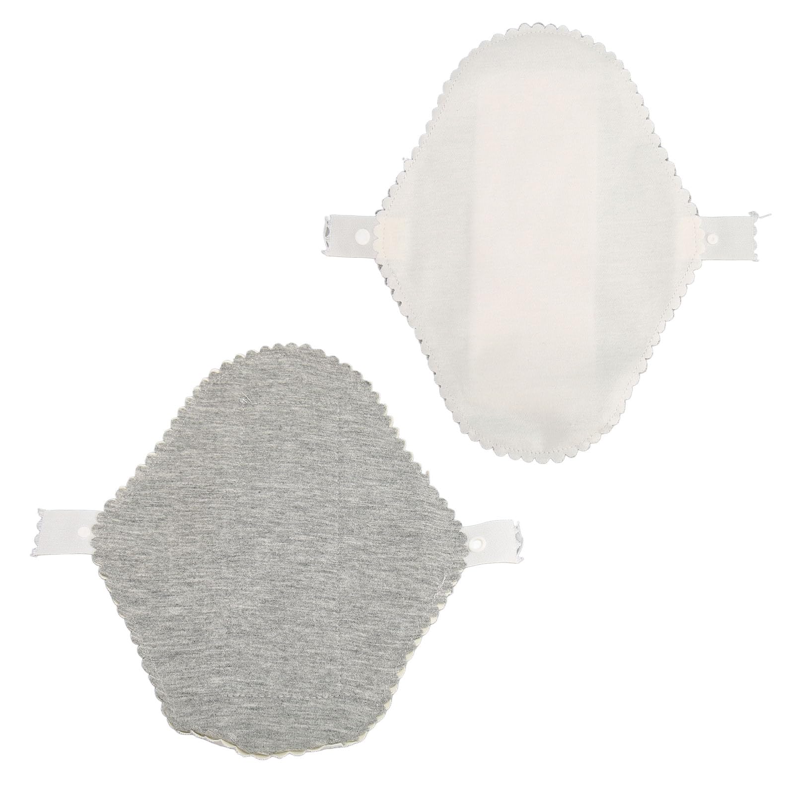 Pongnas 4 Protectores de Bragas de Tela, Absorción de Agua de Grafeno, Compresas Sanitarias Reutilizables, Lavables, Transpirables, a Prueba de Fugas, con Capa Intermedia de Algodón (M)