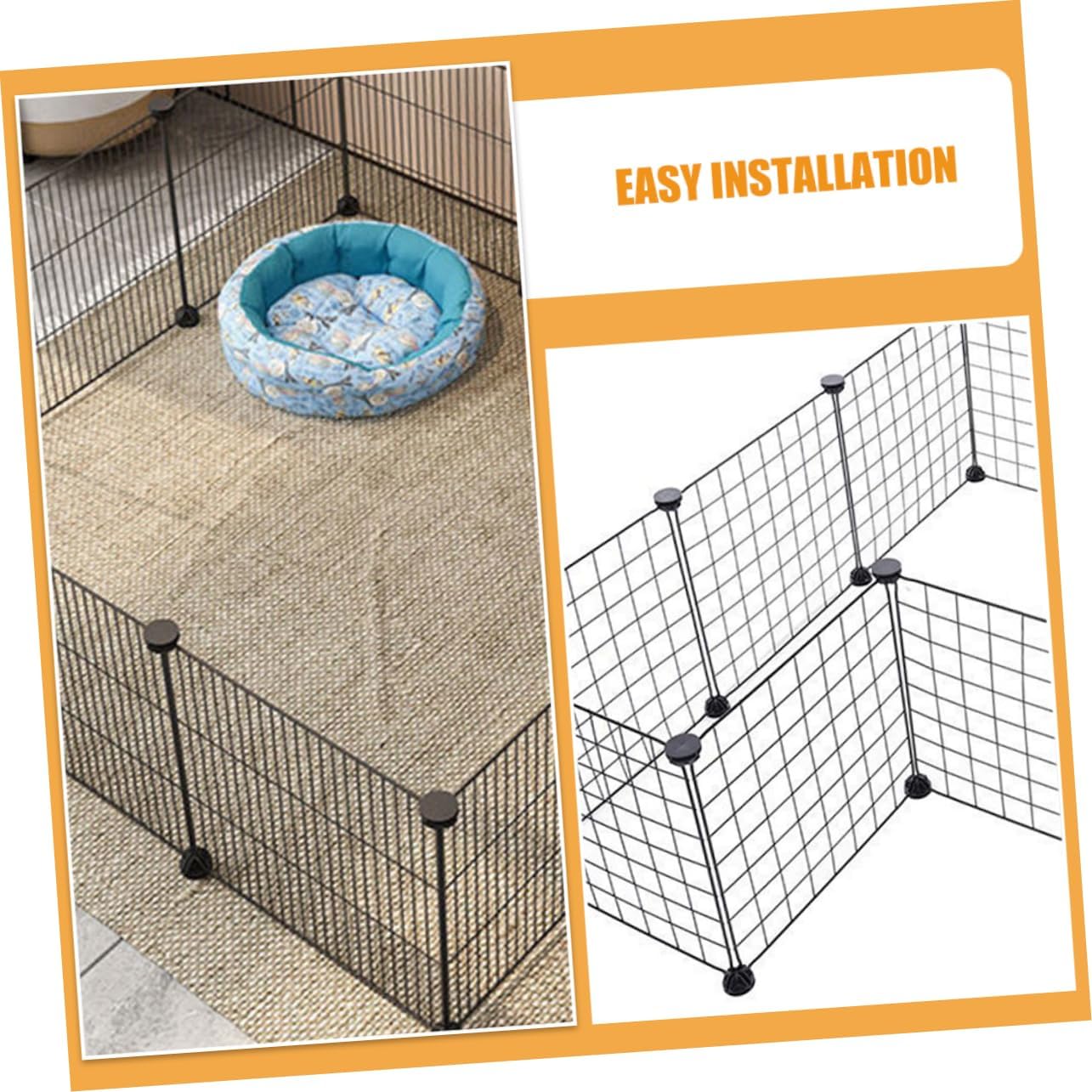 BESPORTBLE 50pcs Plastic Grid Connectors for Wire Shelving Closet Mounts Cube Connectors Versatile Storage