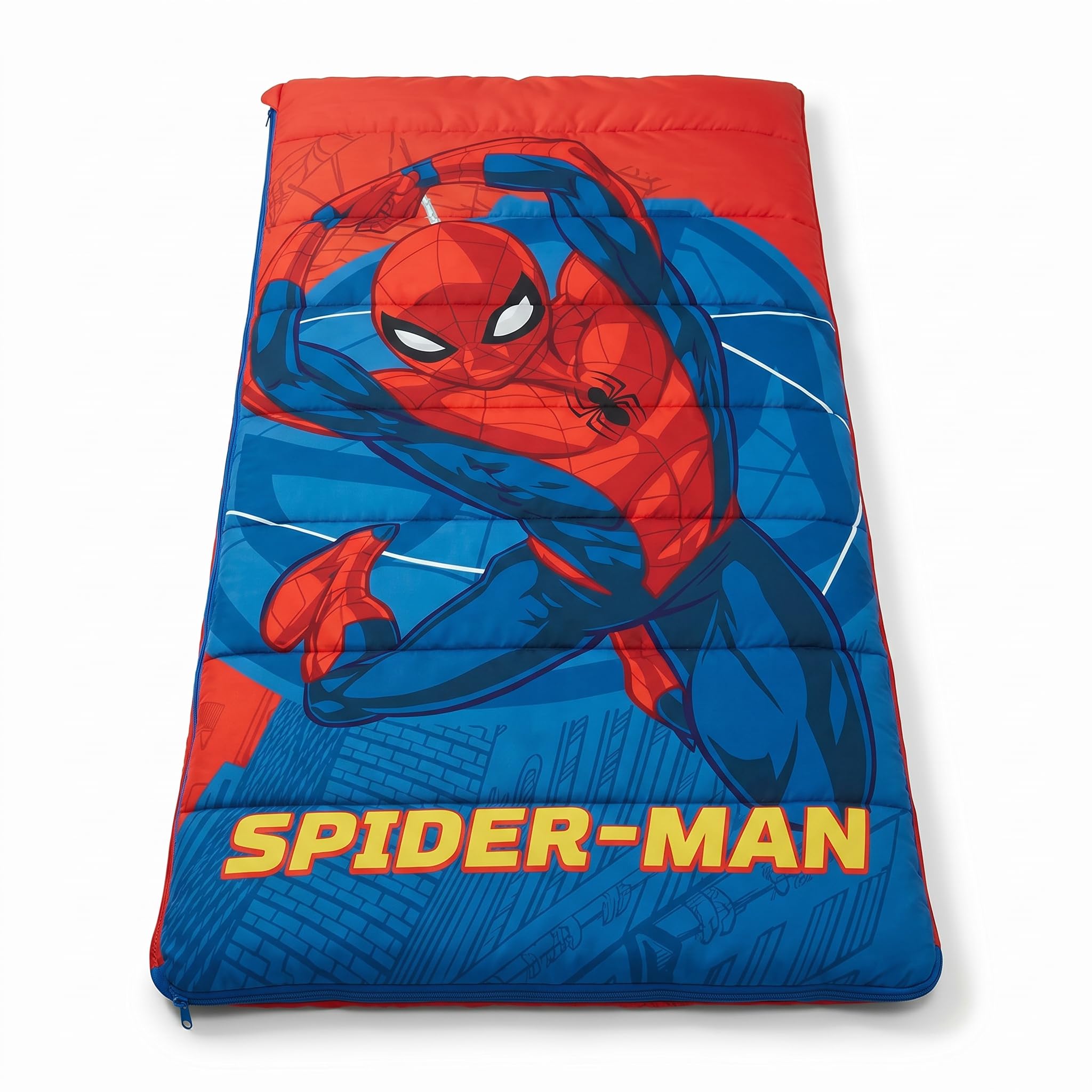 Disney Cars/Minnie Mouse/Marie Cat/Spiderman Avengers Kinder-Schlafsack 70×140 cm | Leichter & Warmer Schlafsack aus 100% Polyester mit Reißverschluss | Ideal für Schulausflüge & Übernachtungen