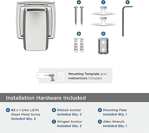 Vista 145 de Amerock BH36034CZ Toallero de bronce champán Toallero de 24 pulgadas (24.016 in) Revitalize Toallero de baño Accesorios de baño