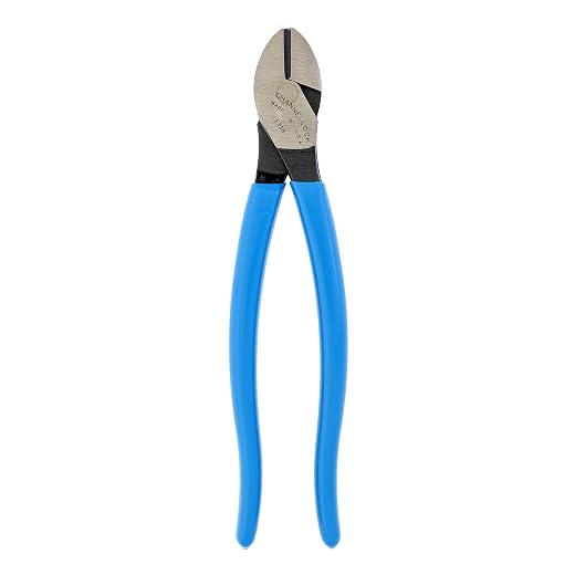 Channellock E338 8-Inch Diagonal Cutting Pliers with Xtreme Leverage Technology (XLT) Requires Less Force to Cut than Other High-Leverage Models | Laser Heat-Treated Cutting Edge for Extended Life | Forged from High Carbon Steel | Made in USA