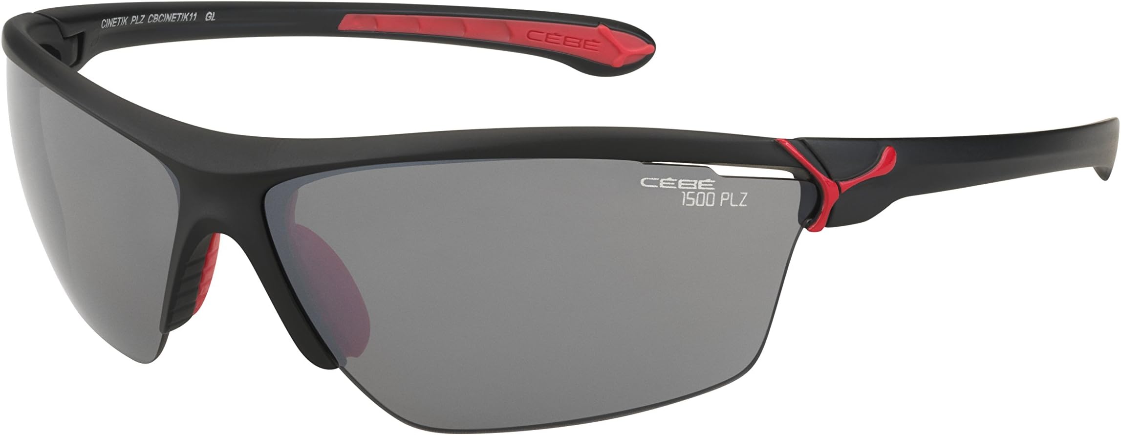 Cébé cbcinetik11 Sunglasses Matte Black/Red