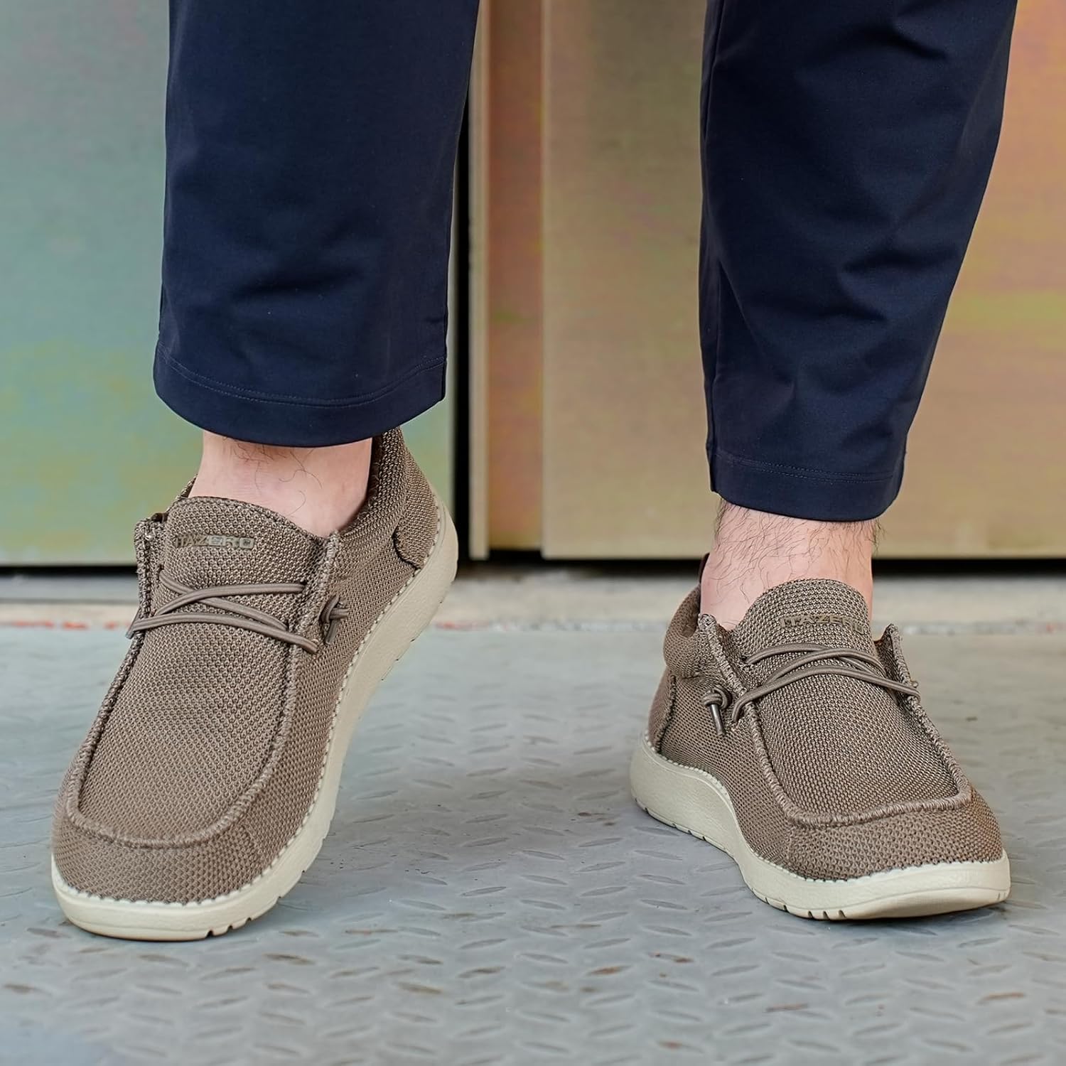 Mens Wide Shoes Casual Slip On Shoes for Men - Men Loafers Wide Comfortable Boat Shoes with Arch Support - Image 3