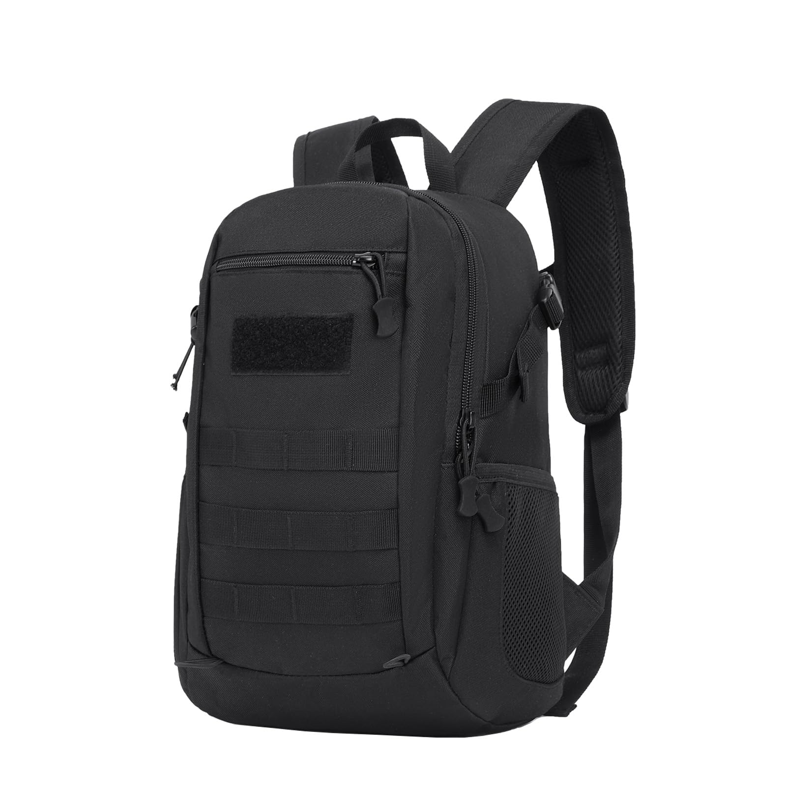 Small Tactical Backpacks for Men 15L Rucksack Bicycle Travel Hiking Walking Hunting Climbing Mountaineering Cycling Backpack Molle School Bag Daypack Plain Bag Laptop Bag for Outdoor Sports, Black โ image 1