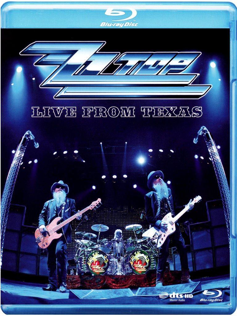 ZZ TOP LIVE FROM TEXAS BLU RAY + BOOKLET 2008 MINT DISC FREE P&P