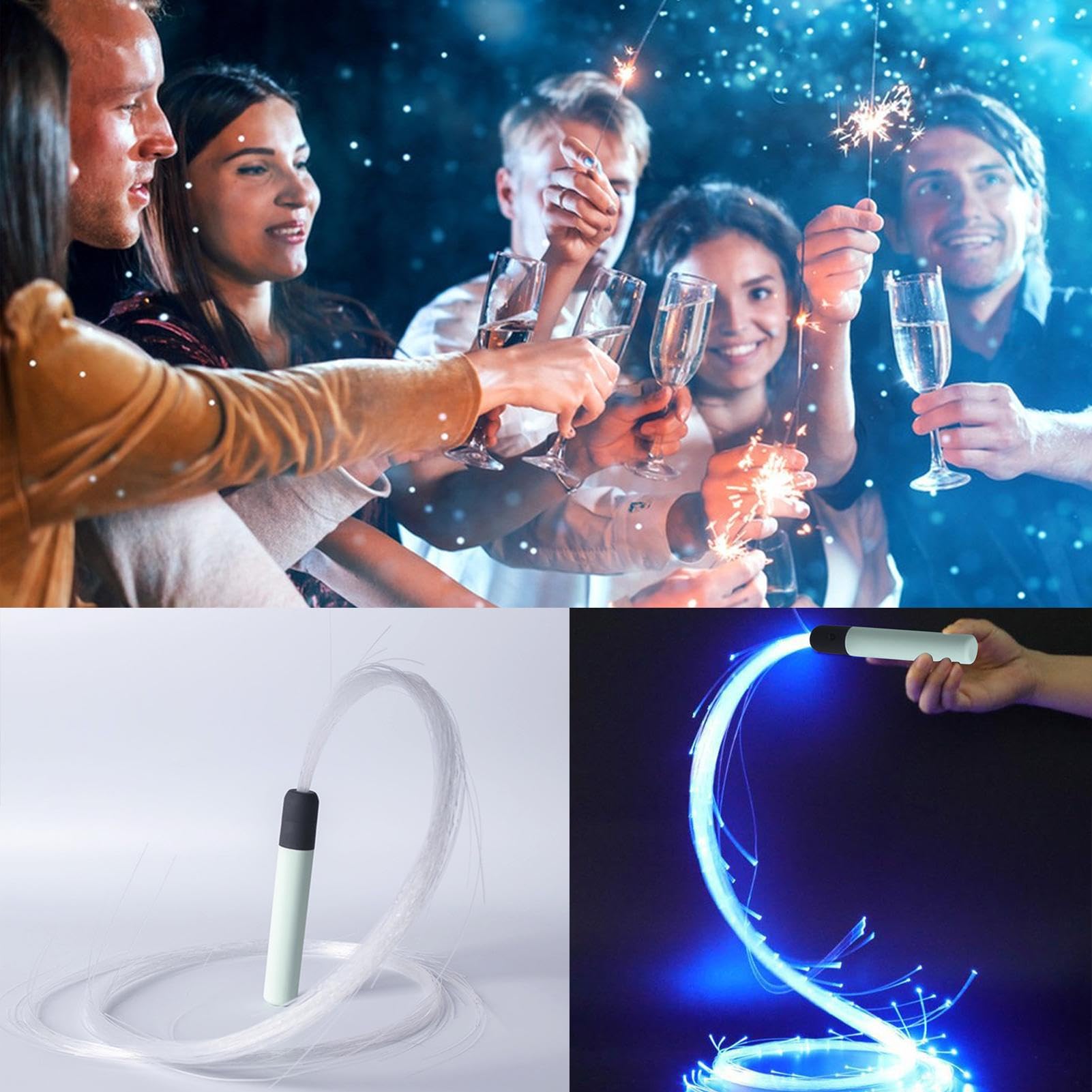 Frusta da ballo a LED | rotanti luminosi a LED a 7 colori - 4 modalità di illuminazione variabile Fruste per festival musicali, fruste danzanti per feste di carnevale