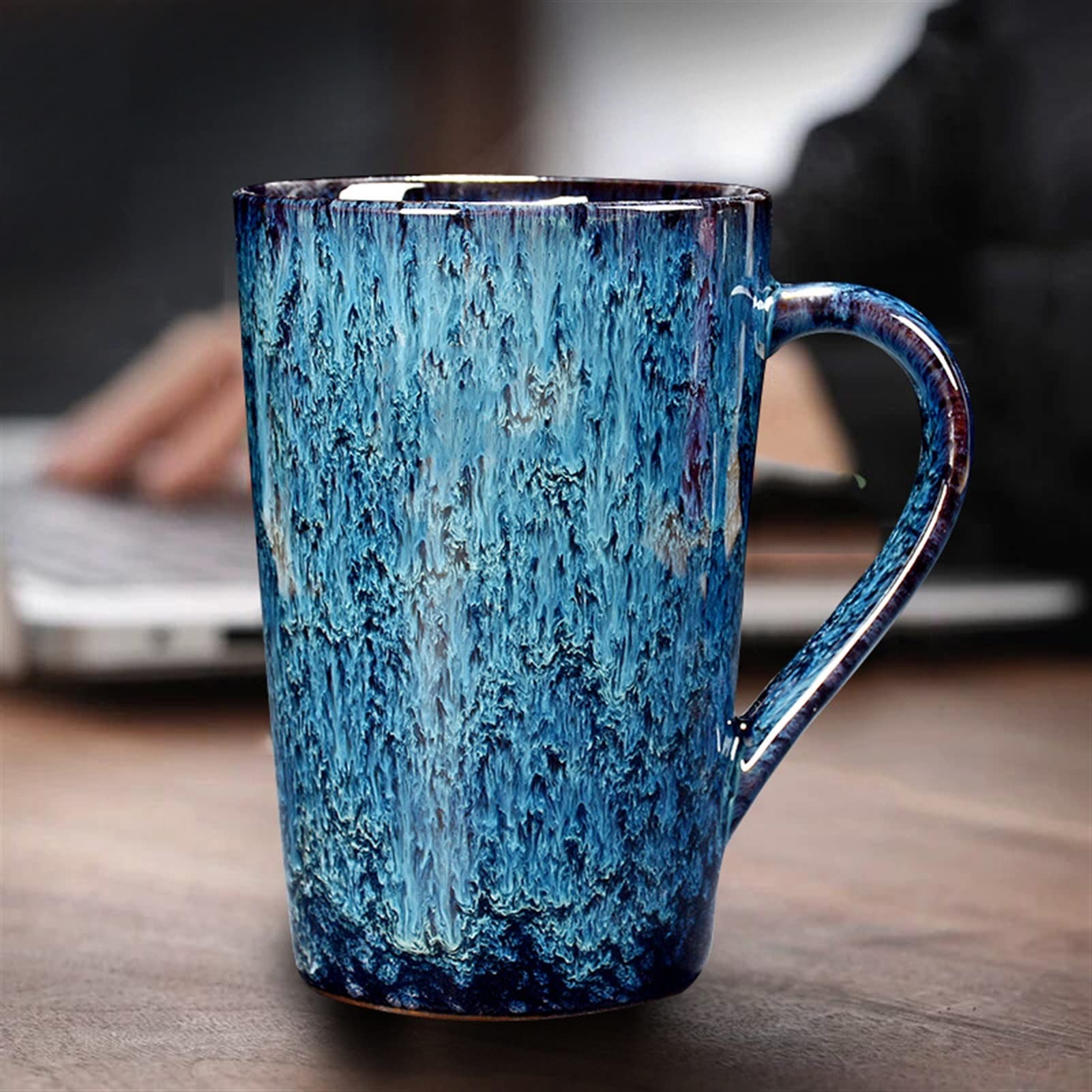 Tazza da caffè in Ceramica Tazza in Ceramica Porcellana Fatta a Mano personalità Creativa Tazza da Bere per Ufficio Tazza da caffè per la casa (2 400ml)