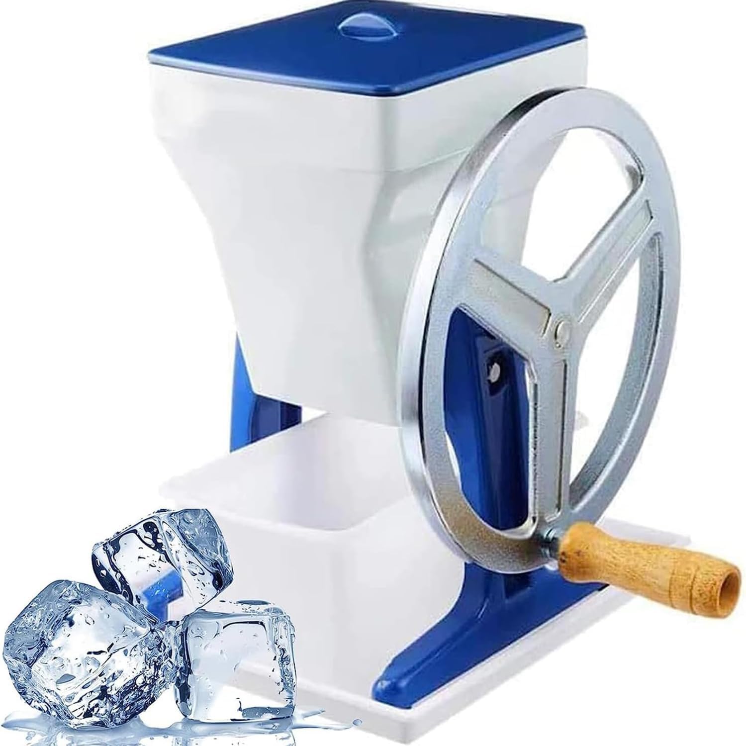 Máquinas Manuales De Hielo Raspado, Trituradora De Hielo Manual Comercial, con Hoja De Acero Inoxidable, para Hacer Cócteles, Batidos Y Batidos con Hielo Triturado